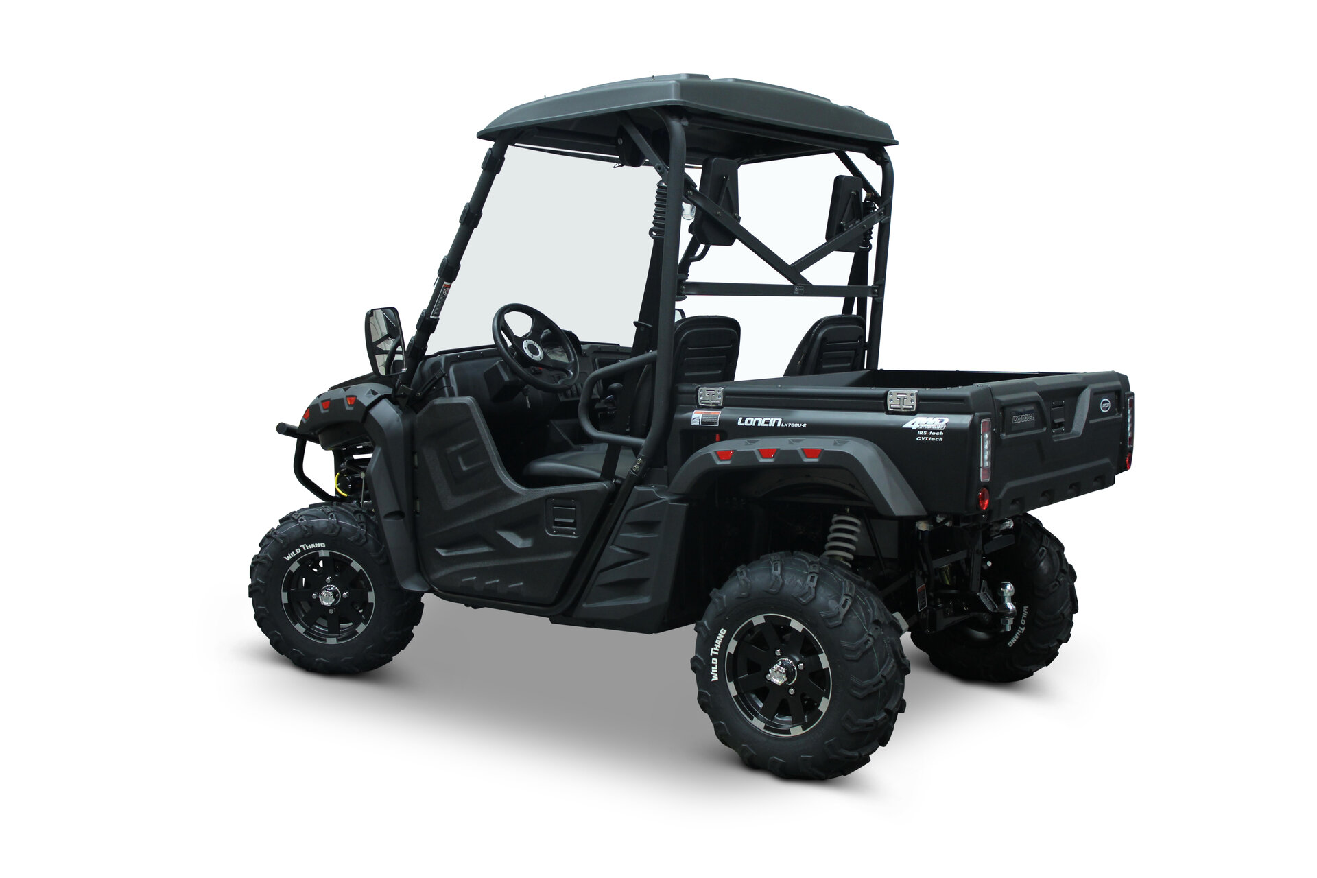 Loncin UTV LX700U-2 (T1b) Schwarz – 3/4-Ansicht hinten links | Loncin UTV bei Brunner ATV Nation Augsburg