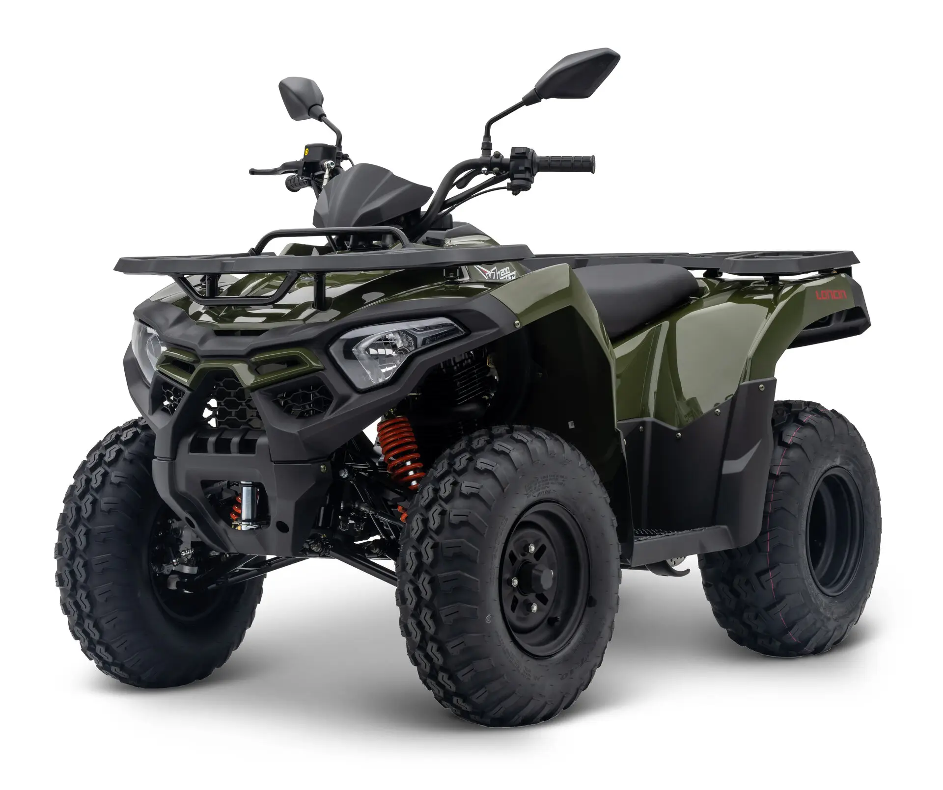 Loncin XWolf 200 (T3b) Army Green – 3/4-Ansicht vorne links | Loncin ATV bei Brunner ATV Nation Augsburg