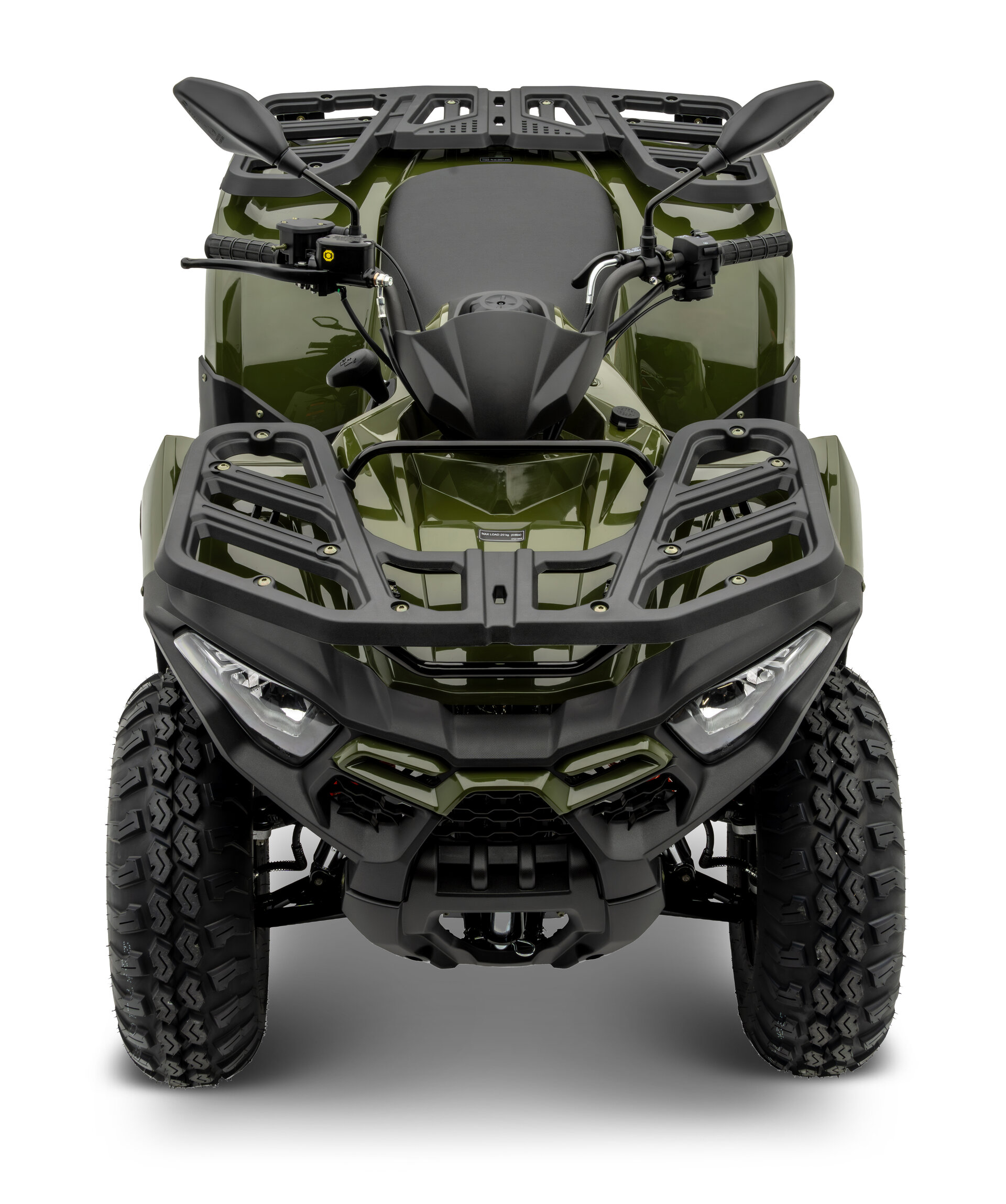 Loncin XWolf 200 (T3b) Army Green – Ansicht vorne oben | Loncin ATV bei Brunner ATV Nation Augsburg