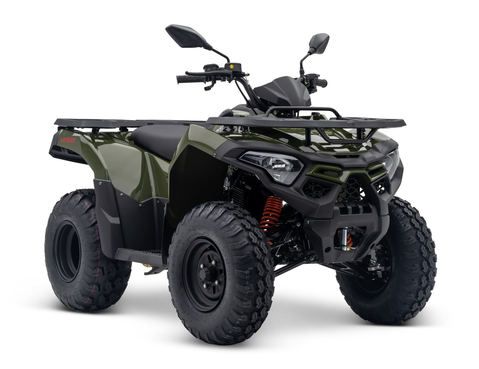 Loncin XWolf 200 (T3b) Army Green – 3/4-Ansicht vorne rechts | Loncin ATV bei Brunner ATV Nation Augsburg