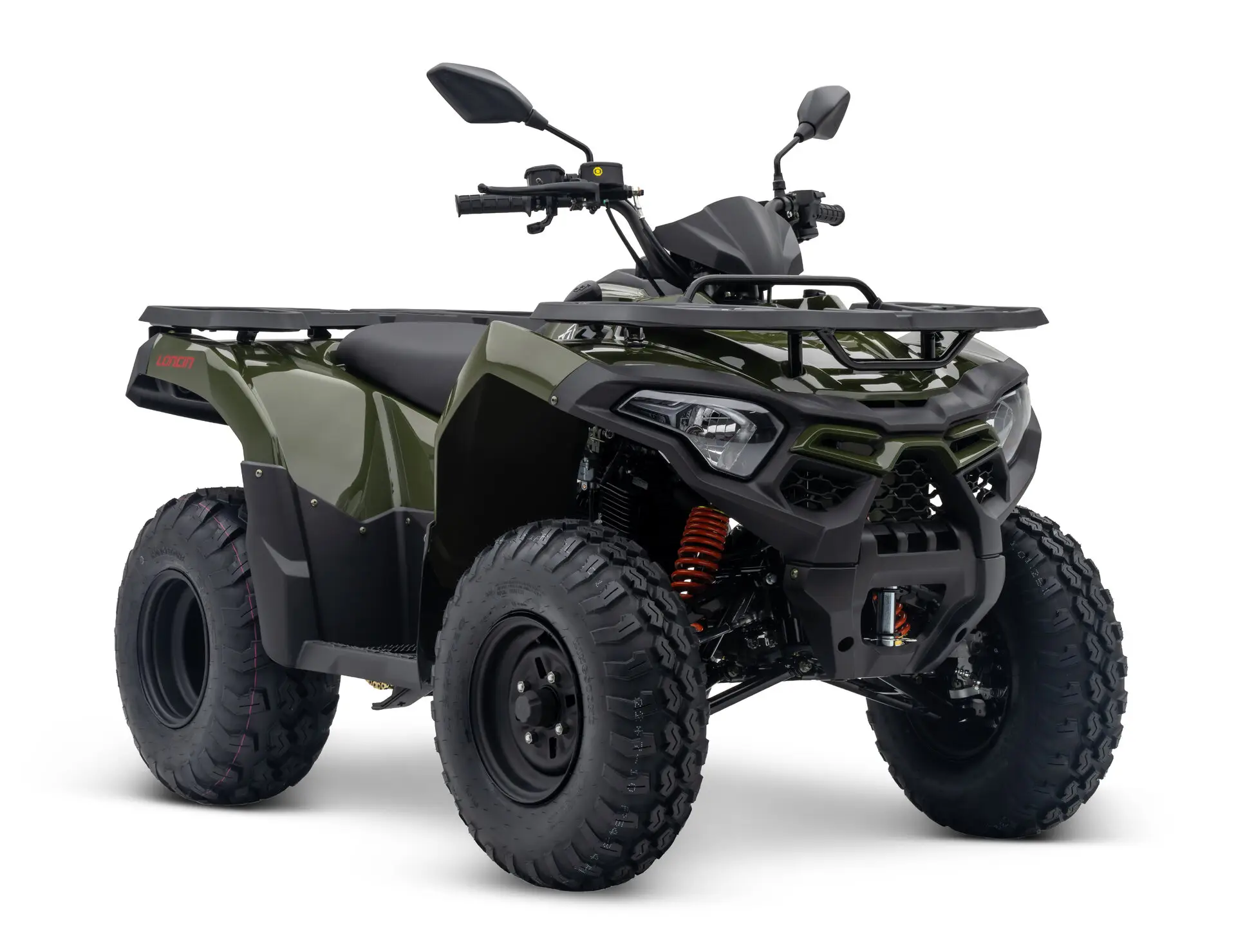 Loncin XWolf 200 (T3b) Army Green – 3/4-Ansicht vorne rechts | Loncin ATV bei Brunner ATV Nation Augsburg