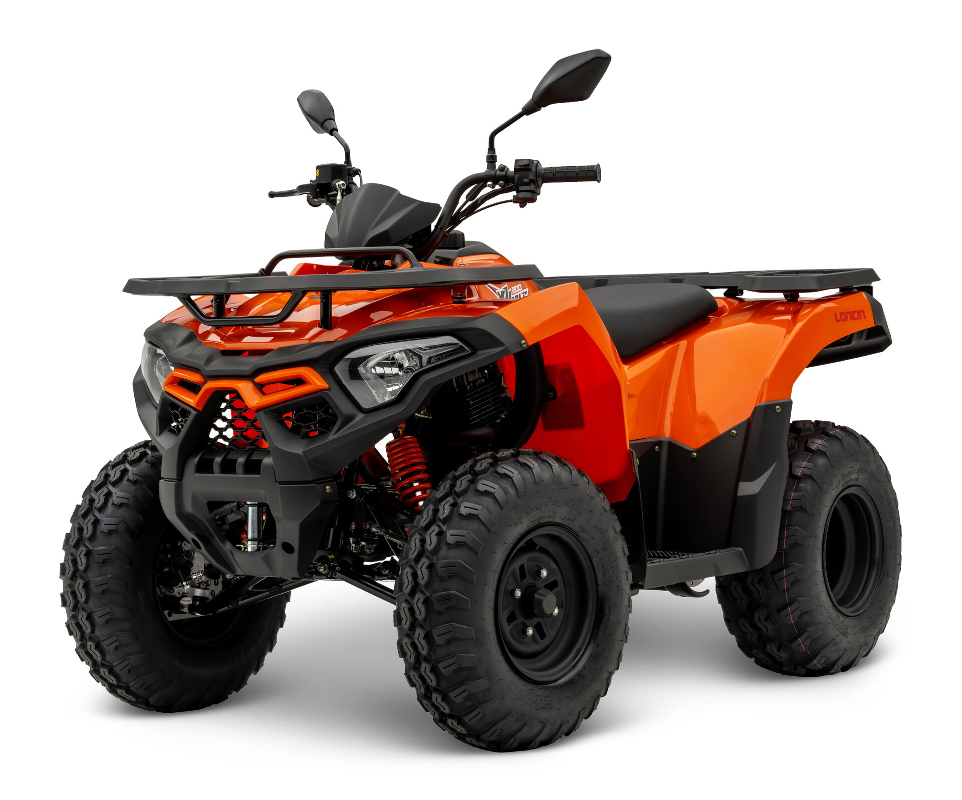 Loncin XWolf 200 (T3b) Orange – 3/4-Ansicht vorne links | Loncin ATV bei Brunner ATV Nation Augsburg