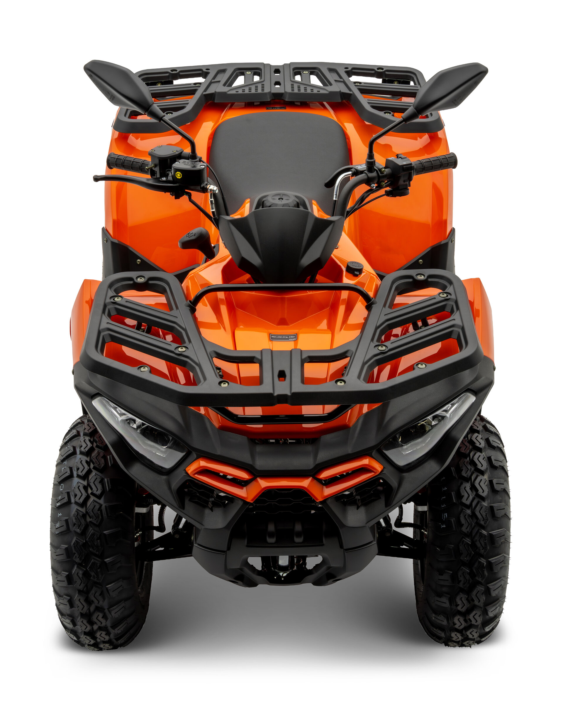 Loncin XWolf 200 (T3b) Orange – Ansicht vorne oben | Loncin ATV bei Brunner ATV Nation Augsburg