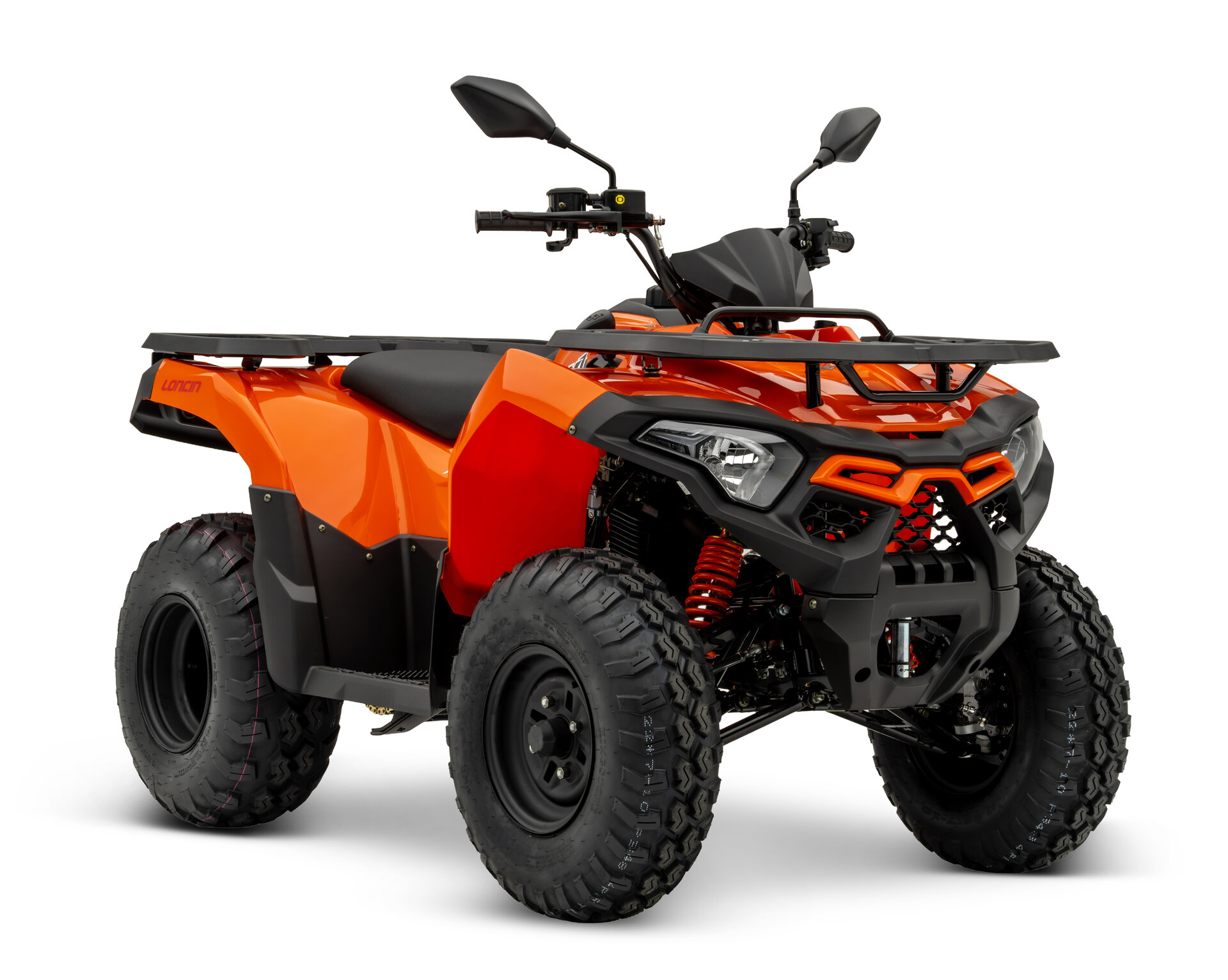 Loncin XWolf 200 (T3b) Orange – 3/4-Ansicht vorne rechts | Loncin ATV bei Brunner ATV Nation Augsburg