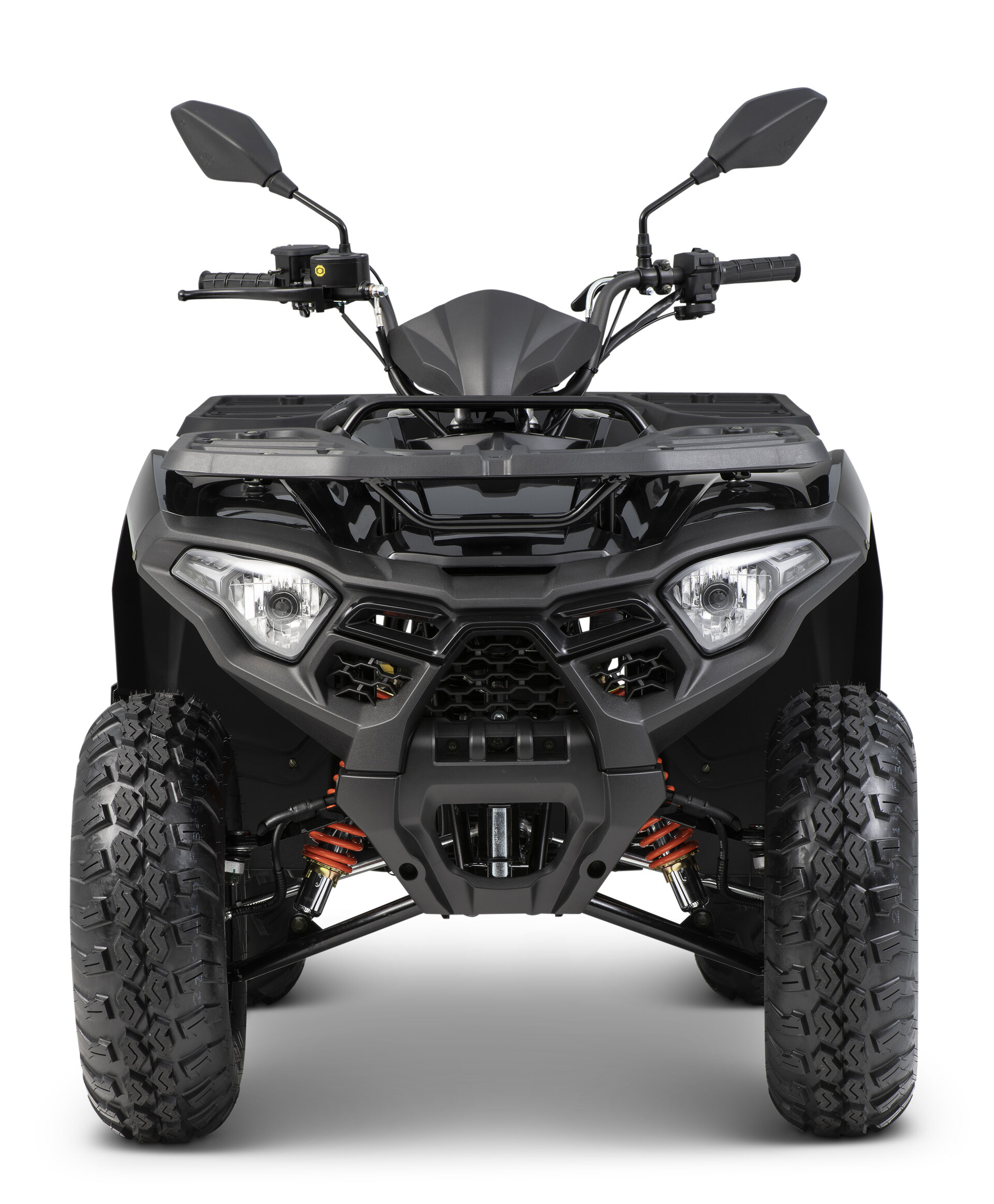 Loncin XWolf 200 (T3b) Schwarz – Frontansicht | Loncin ATV bei Brunner ATV Nation Augsburg