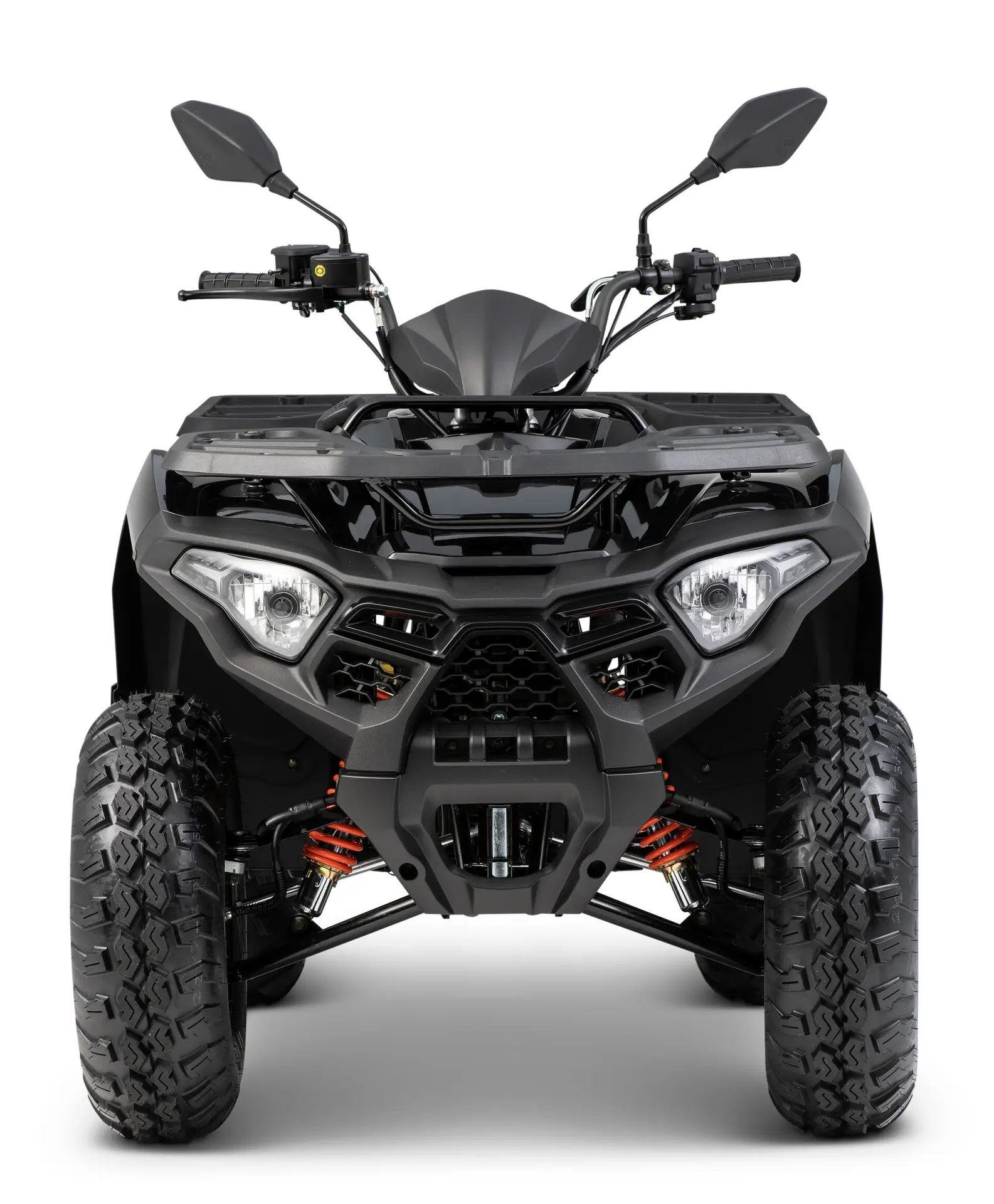 Loncin XWolf 200 (T3b) Schwarz – Frontansicht | Loncin ATV bei Brunner ATV Nation Augsburg