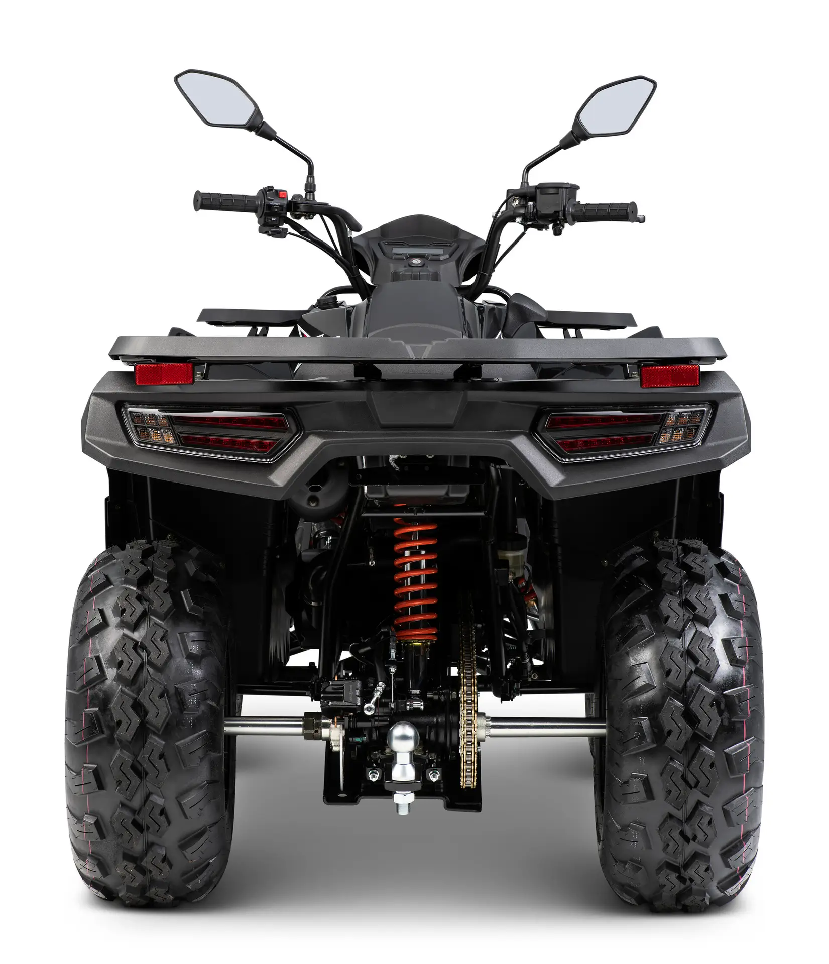 Loncin XWolf 200 (T3b) Schwarz – Heckansicht | Loncin ATV bei Brunner ATV Nation Augsburg