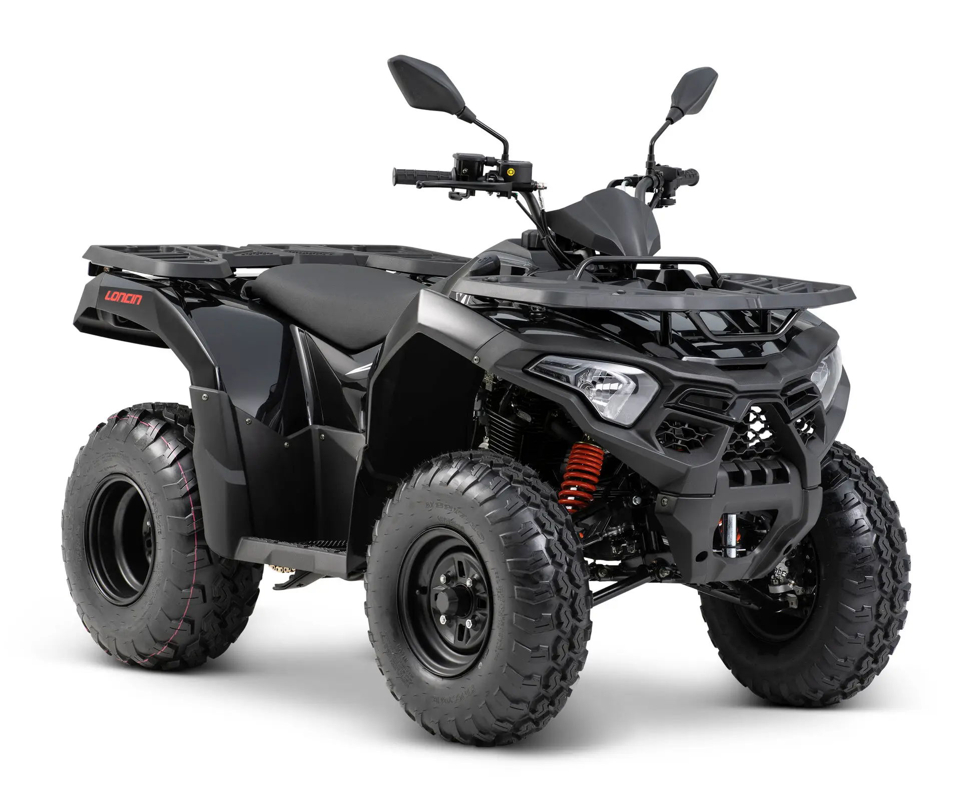 Loncin XWolf 200 (T3b) Schwarz – 3/4-Ansicht vorne rechts | Loncin ATV bei Brunner ATV Nation Augsburg