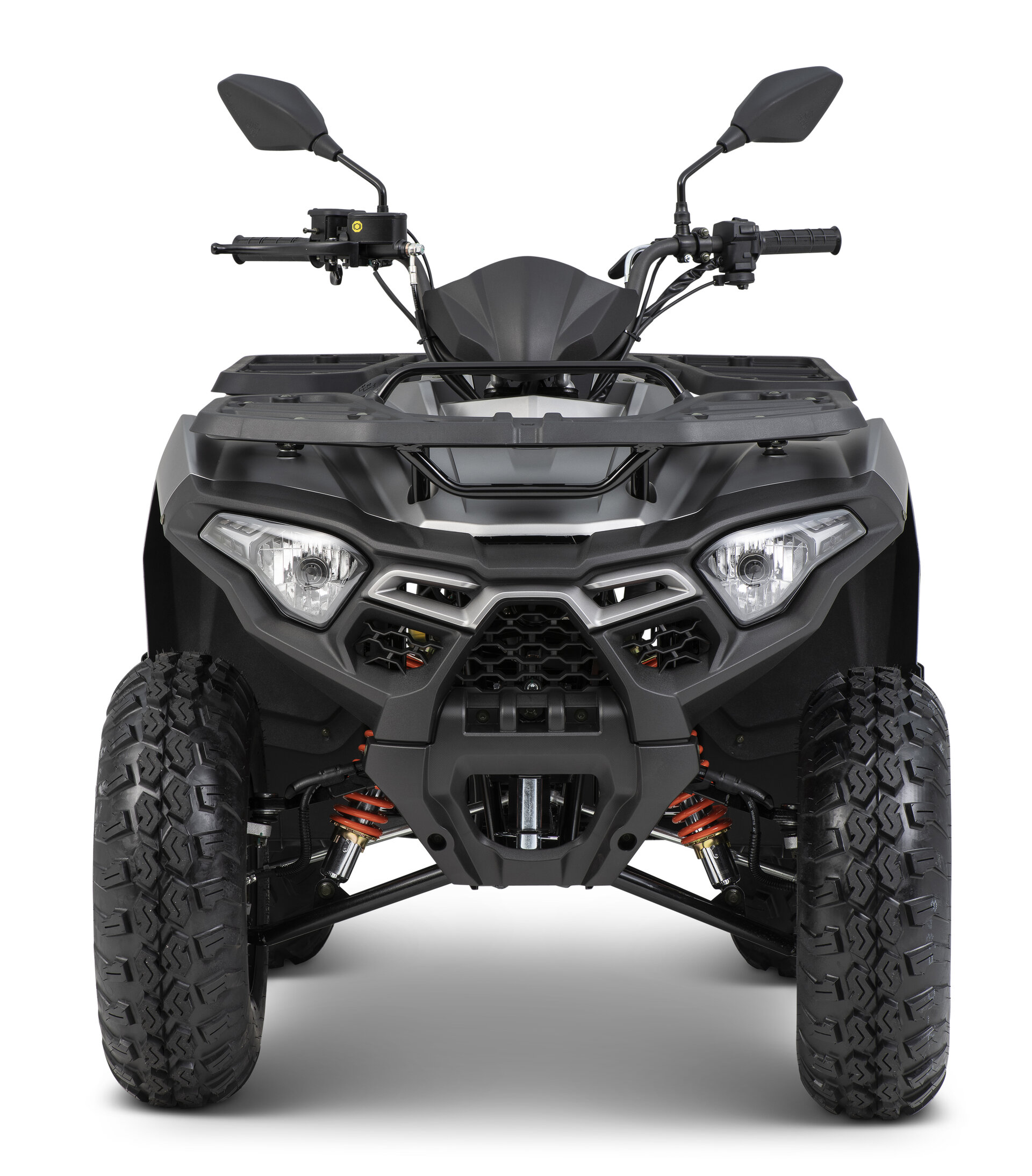 Loncin XWolf 200 (T3b) Silber-Grau – Frontansicht | Loncin ATV bei Brunner ATV Nation Augsburg