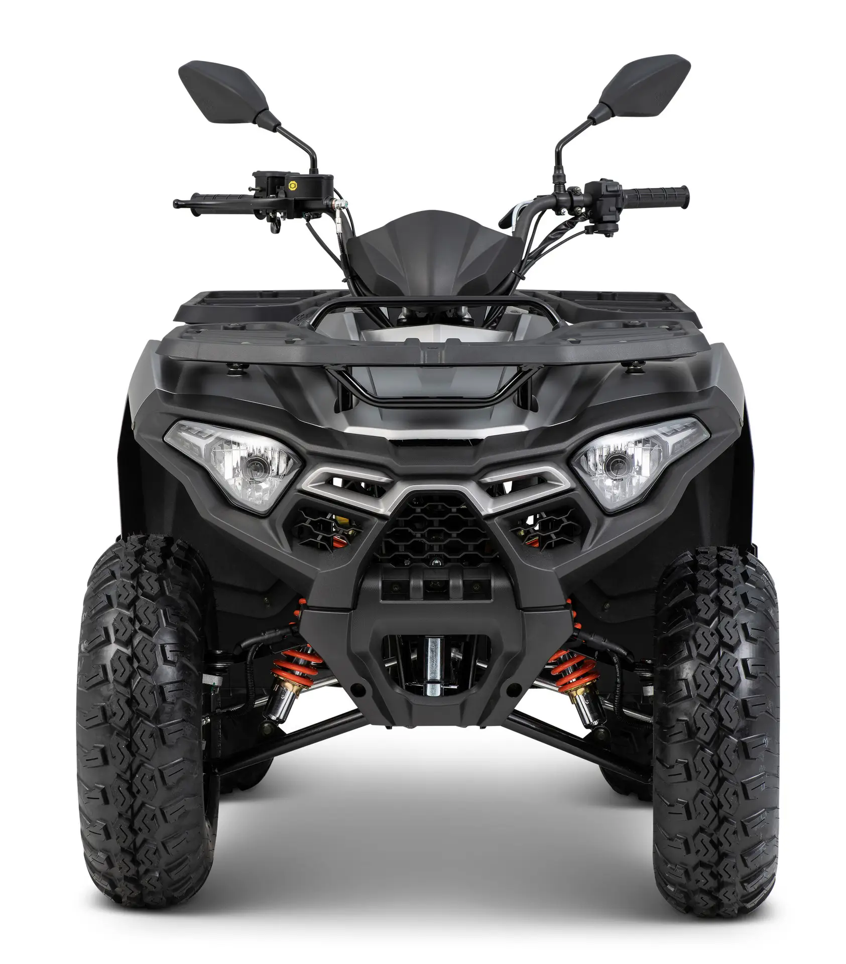 Loncin XWolf 200 (T3b) Silber-Grau – Frontansicht | Loncin ATV bei Brunner ATV Nation Augsburg
