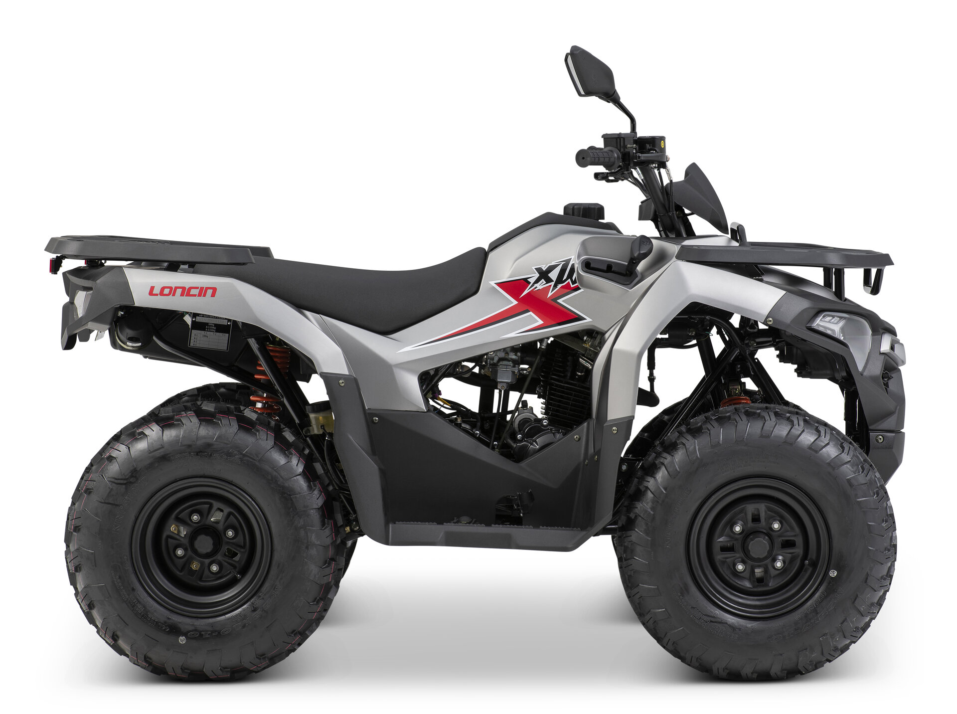 Loncin XWolf 200 (T3b) Silber-Grau – Seitenansicht rechts | Loncin ATV bei Brunner ATV Nation Augsburg