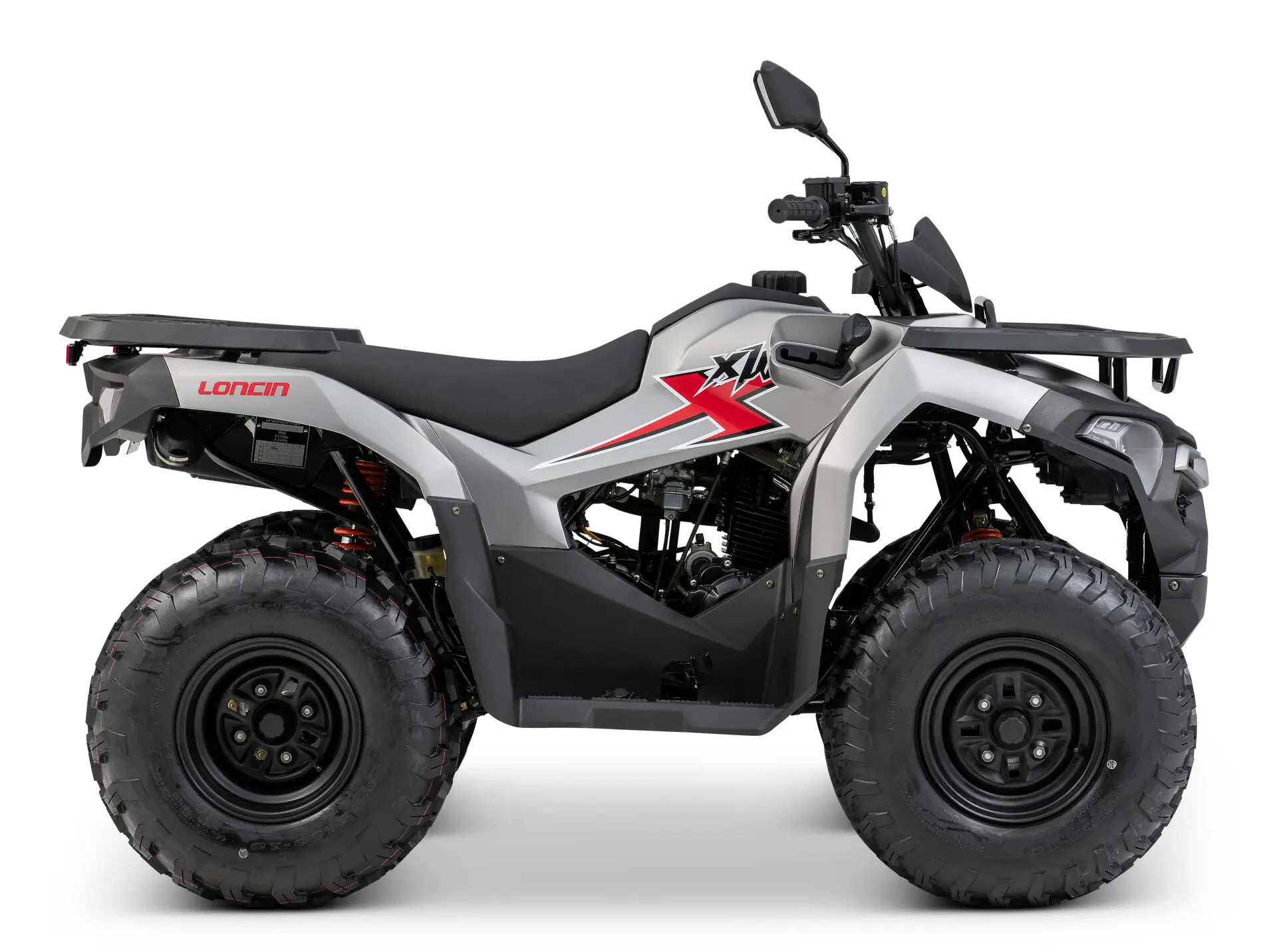 Loncin XWolf 200 (T3b) Silber-Grau – Seitenansicht rechts | Loncin ATV bei Brunner ATV Nation Augsburg