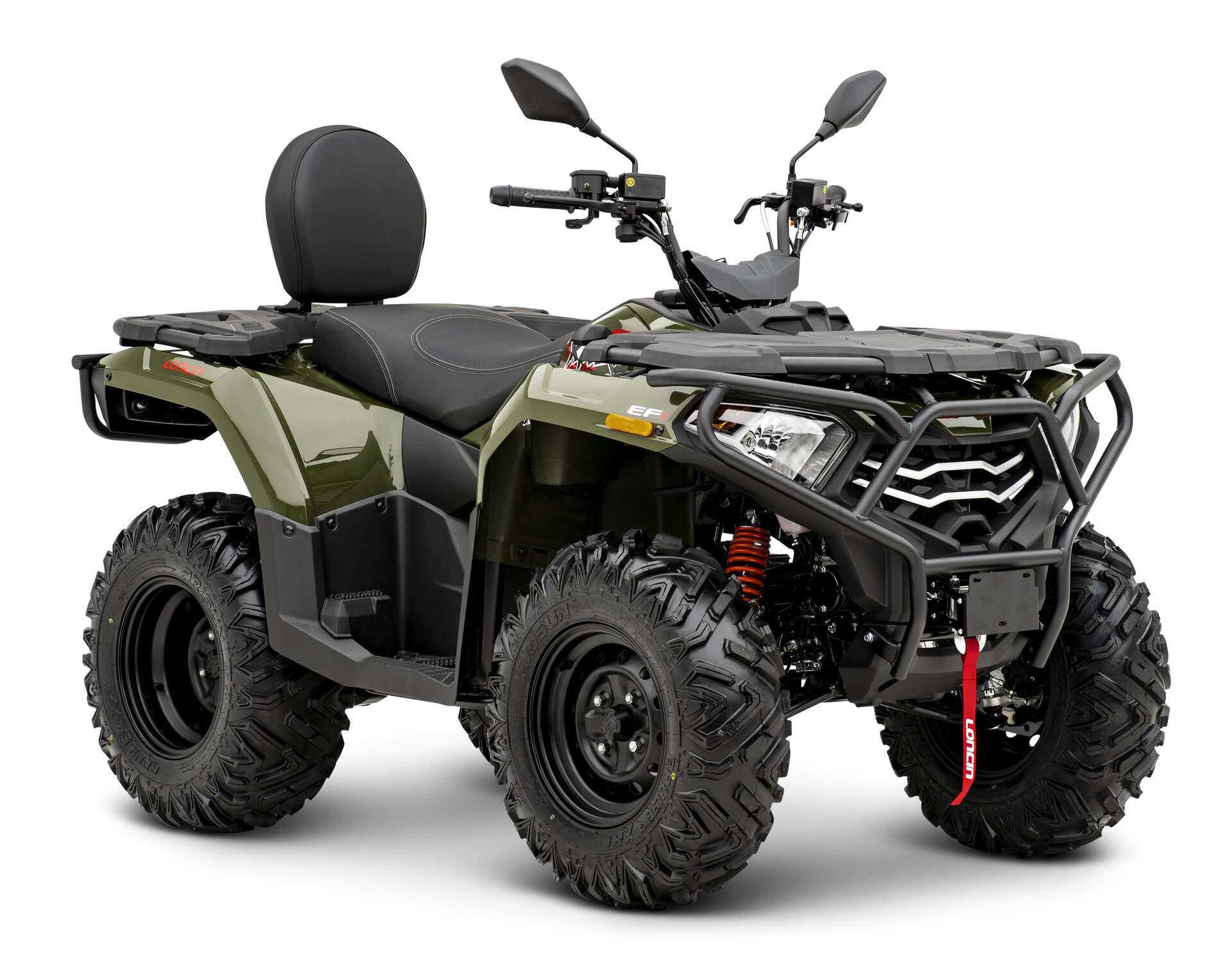 Loncin XWolf 300 (L7e) Army Green – 3/4-Ansicht vorne rechts | Loncin ATV bei Brunner ATV Nation Augsburg