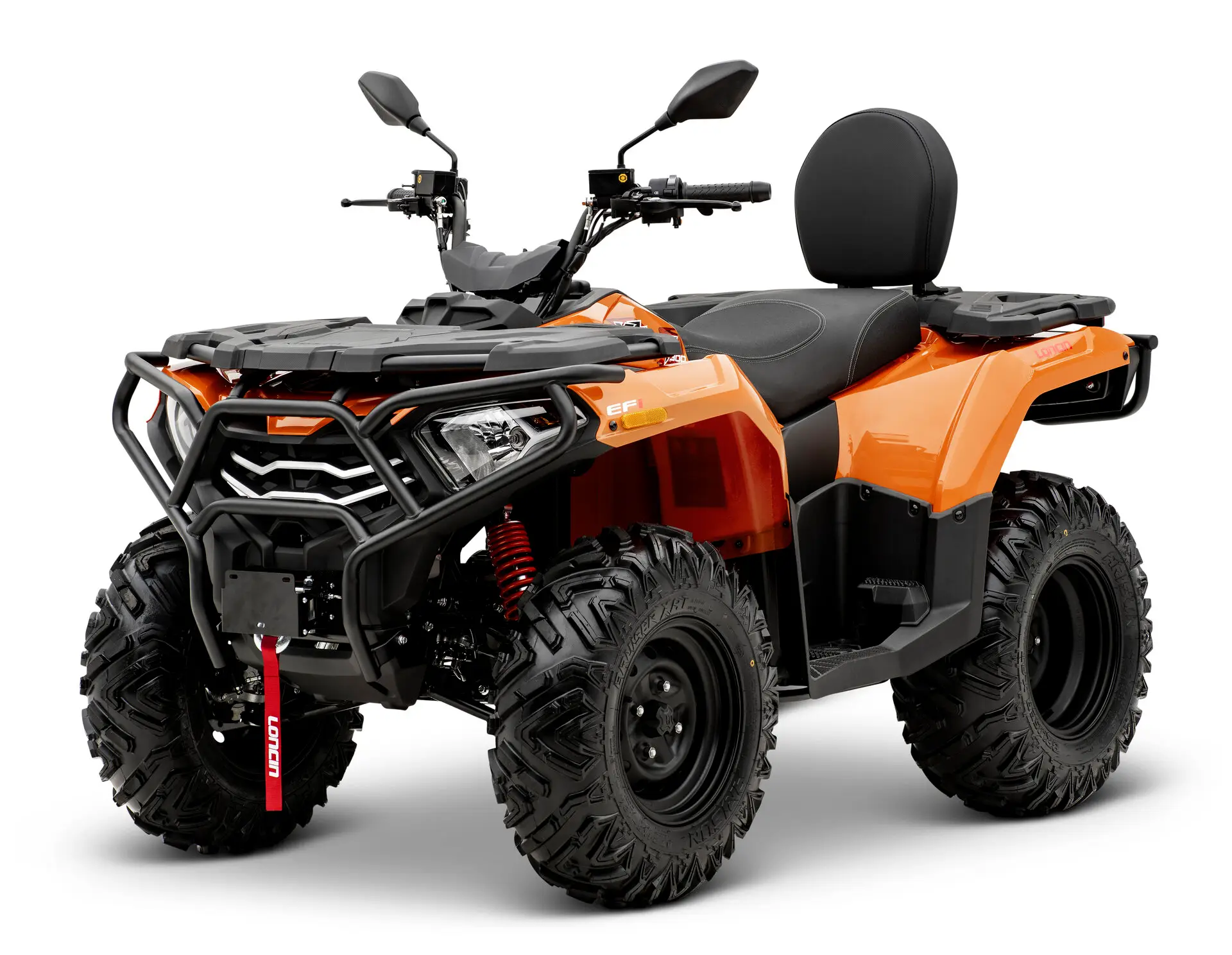Loncin XWolf 300 (L7e) Orange – 3/4-Ansicht vorne links | Loncin ATV bei Brunner ATV Nation Augsburg