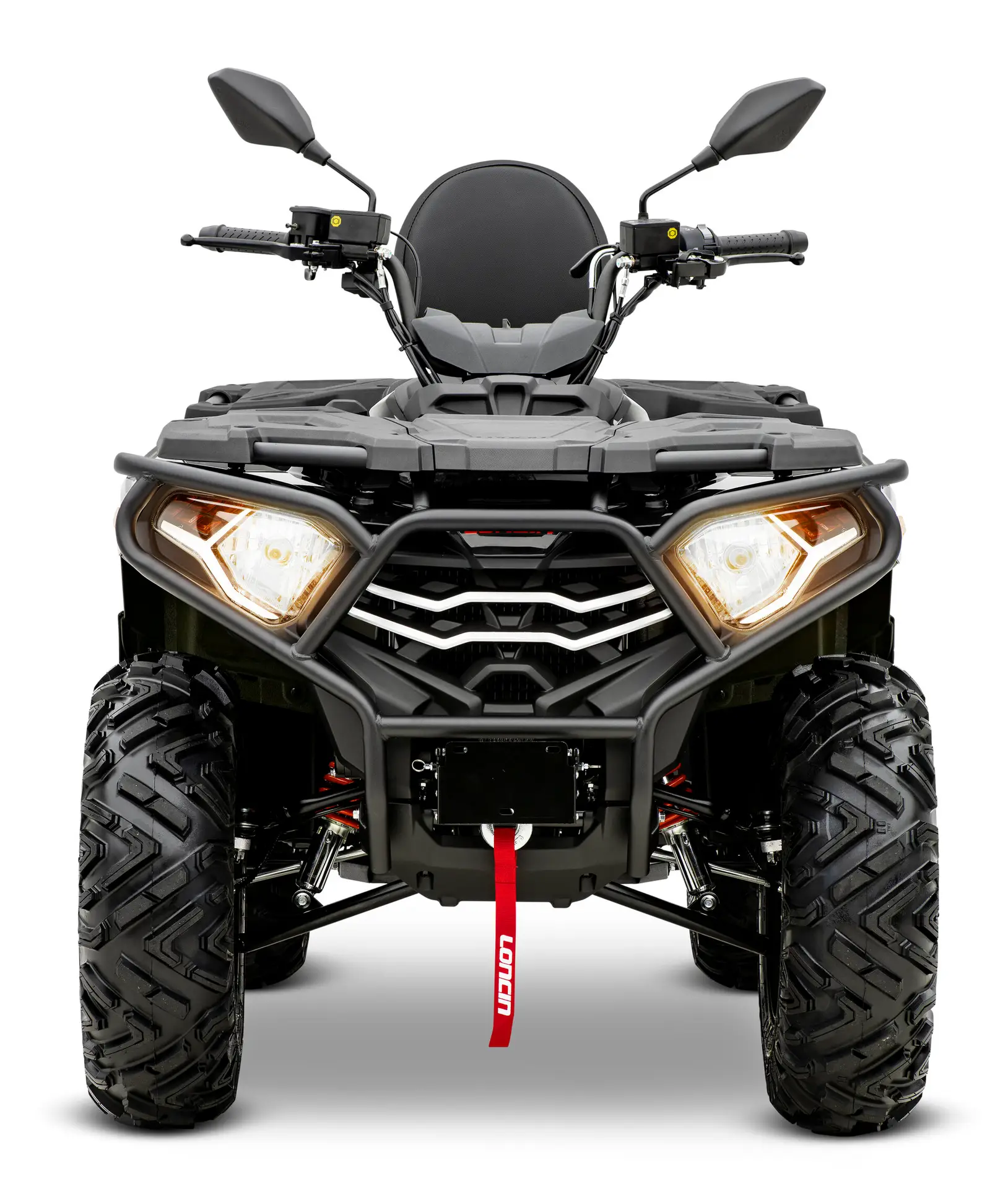 Loncin XWolf 300 (L7e) Schwarz – Frontansicht | Loncin ATV bei Brunner ATV Nation Augsburg