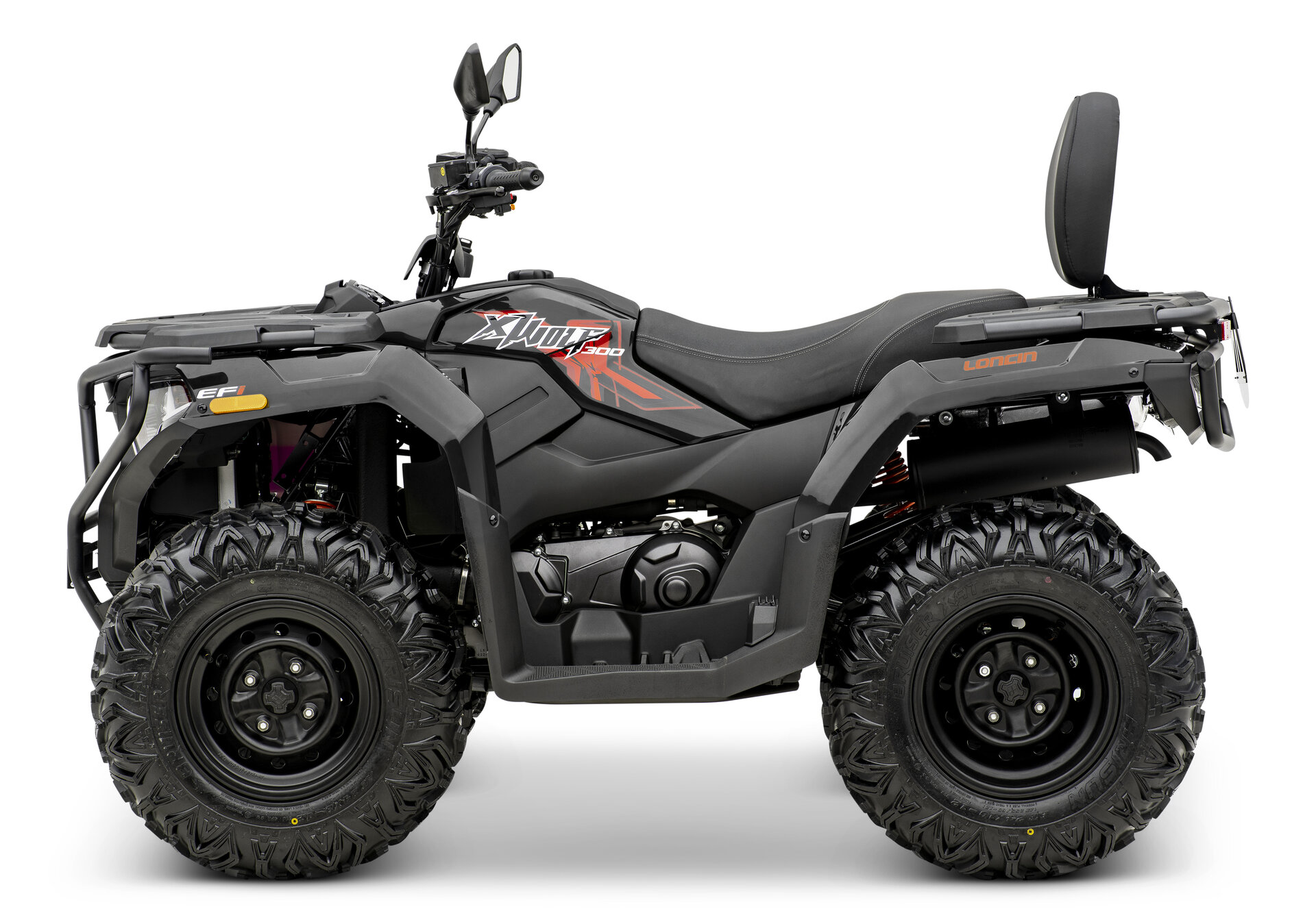 Loncin XWolf 300 (L7e) Schwarz – Seitenansicht links | Loncin ATV bei Brunner ATV Nation Augsburg