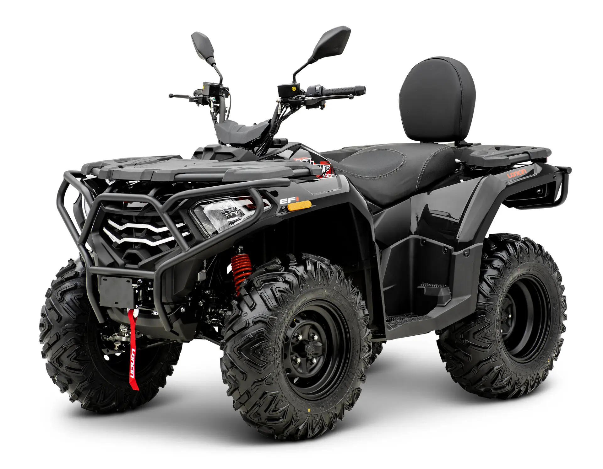 Loncin XWolf 300 (L7e) Schwarz – 3/4-Ansicht vorne links | Loncin ATV bei Brunner ATV Nation Augsburg