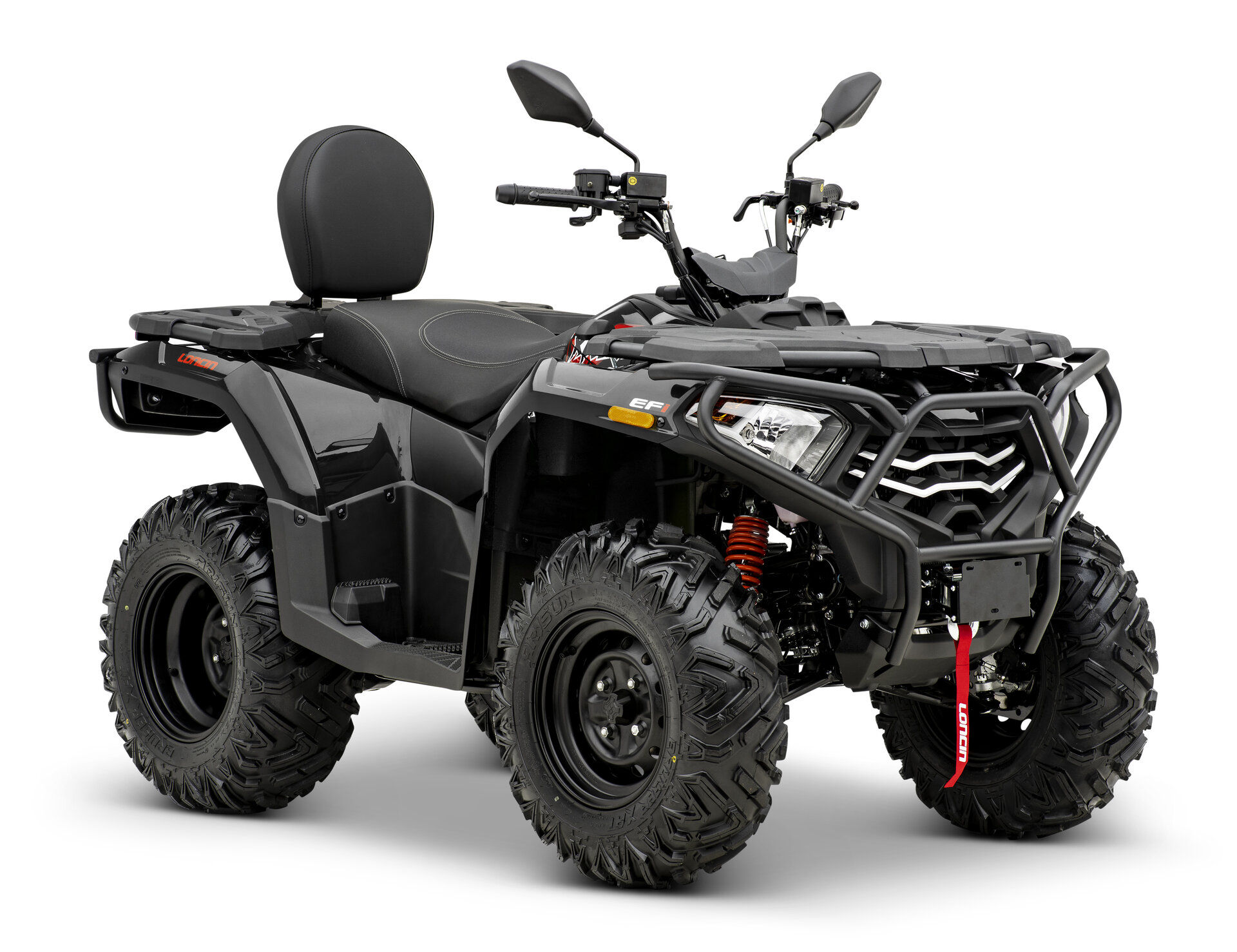 Loncin XWolf 300 (L7e) Schwarz – 3/4-Ansicht vorne rechts | Loncin ATV bei Brunner ATV Nation Augsburg