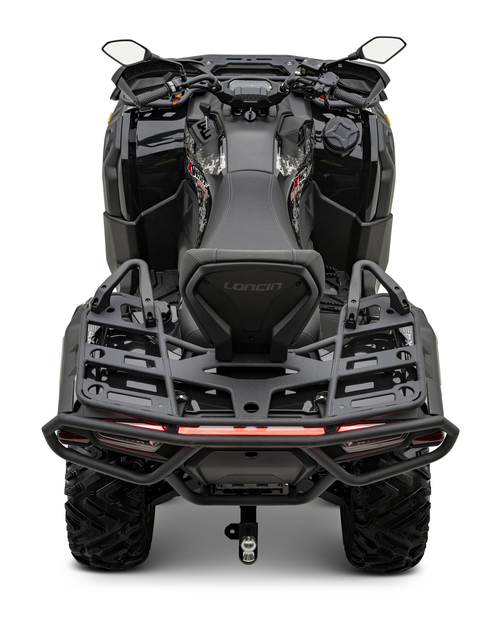 Loncin XWolf 550L (T3b ABS) Schwarz – Ansicht hinten oben | Loncin ATV bei Brunner ATV Nation Augsburg