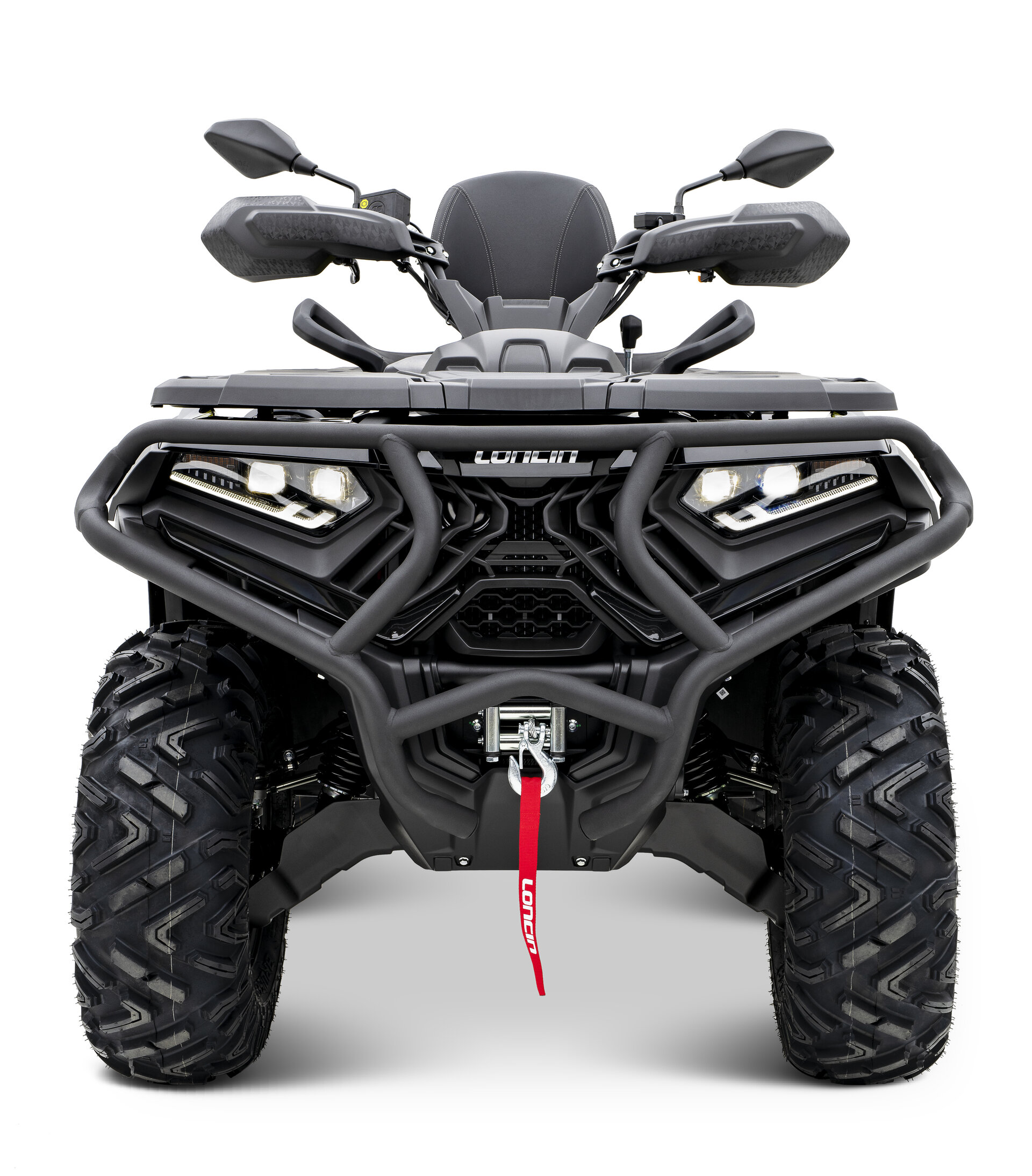 Loncin XWolf 700L (T3b ABS) Schwarz – Frontansicht | Loncin ATV bei Brunner ATV Nation Augsburg