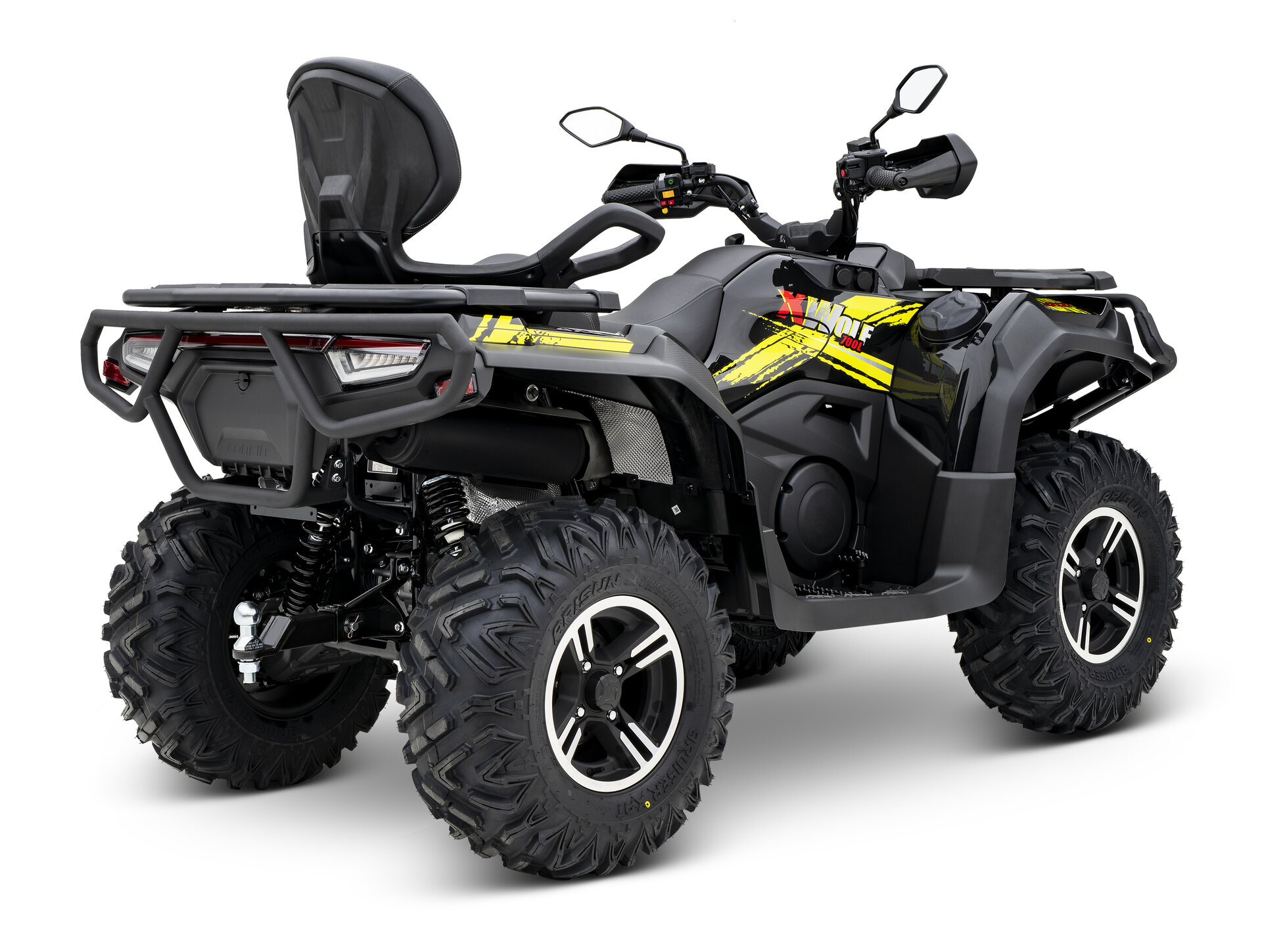 Loncin XWolf 700L (T3b ABS) Schwarz – 3/4-Ansicht hinten rechts | Loncin ATV bei Brunner ATV Nation Augsburg