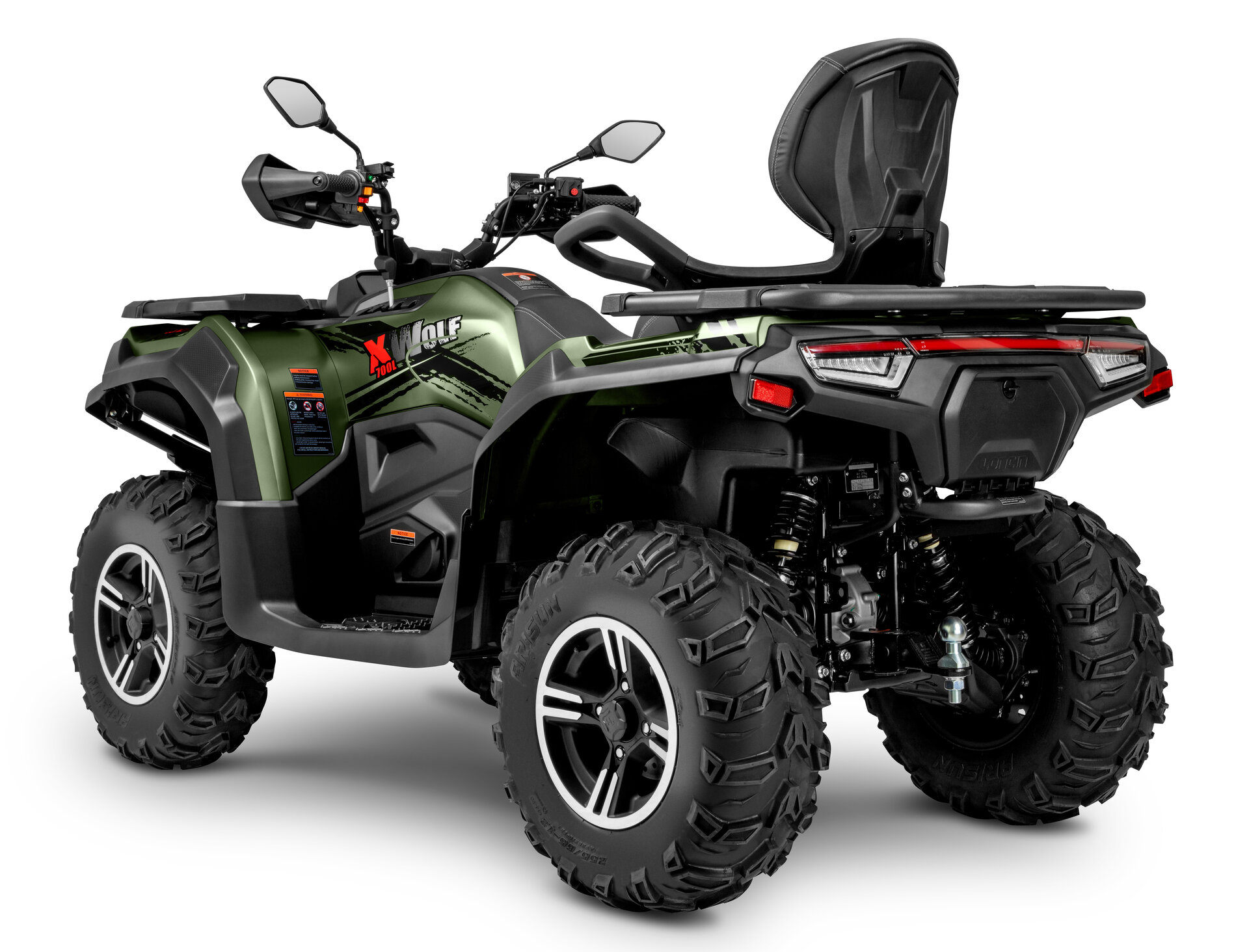 Loncin XWolf 700L (T3b) Grün – 3/4-Ansicht hinten links | Loncin ATV bei Brunner ATV Nation Augsburg