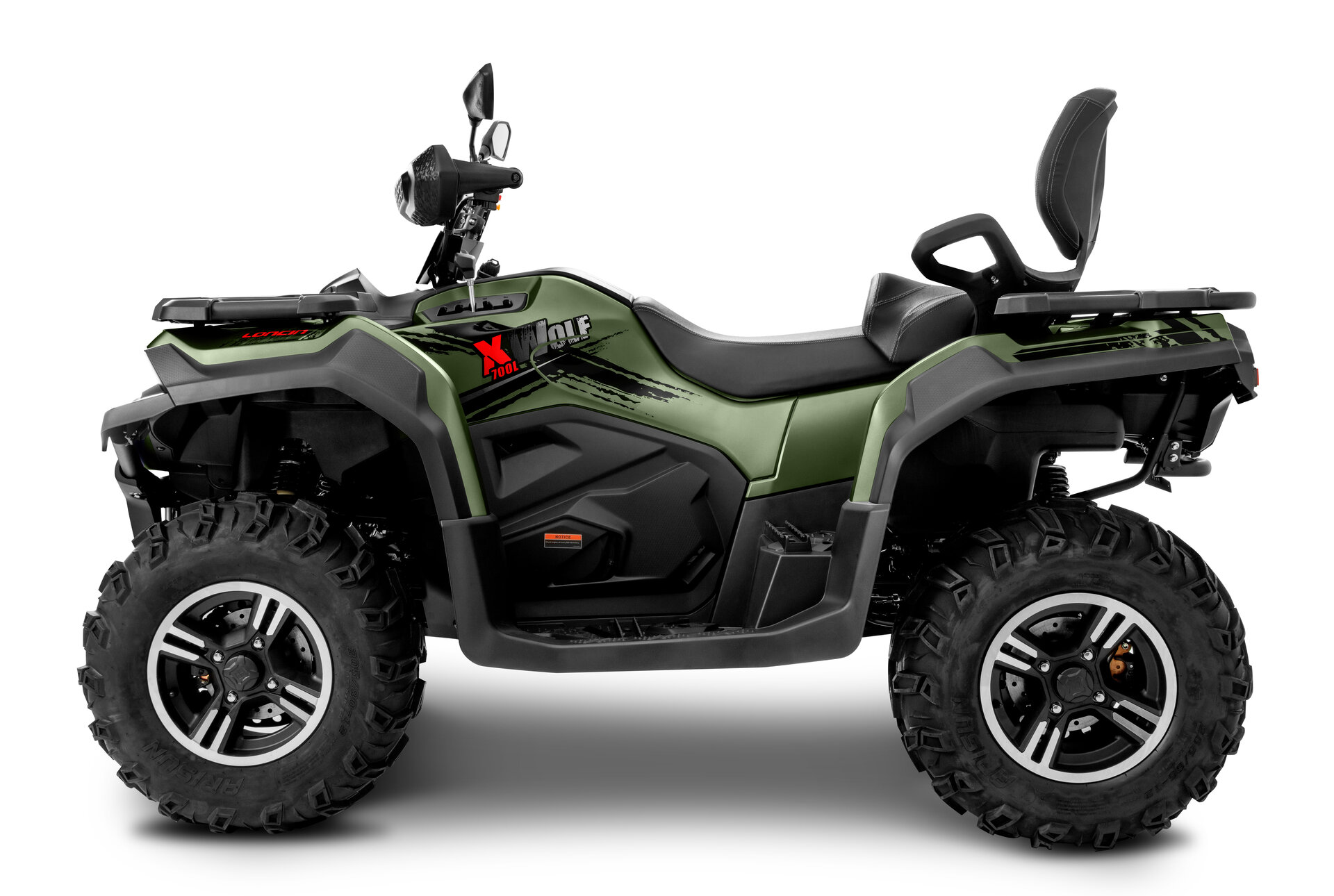 Loncin XWolf 700L (T3b) Grün – Seitenansicht links | Loncin ATV bei Brunner ATV Nation Augsburg