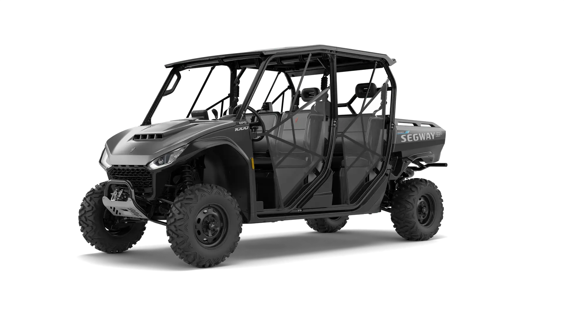 Segway Fugleman UT10E Crew 1000cc 4-Sitzer UTV Innovative Gray dreiviertel links — ATV Nation Brunner