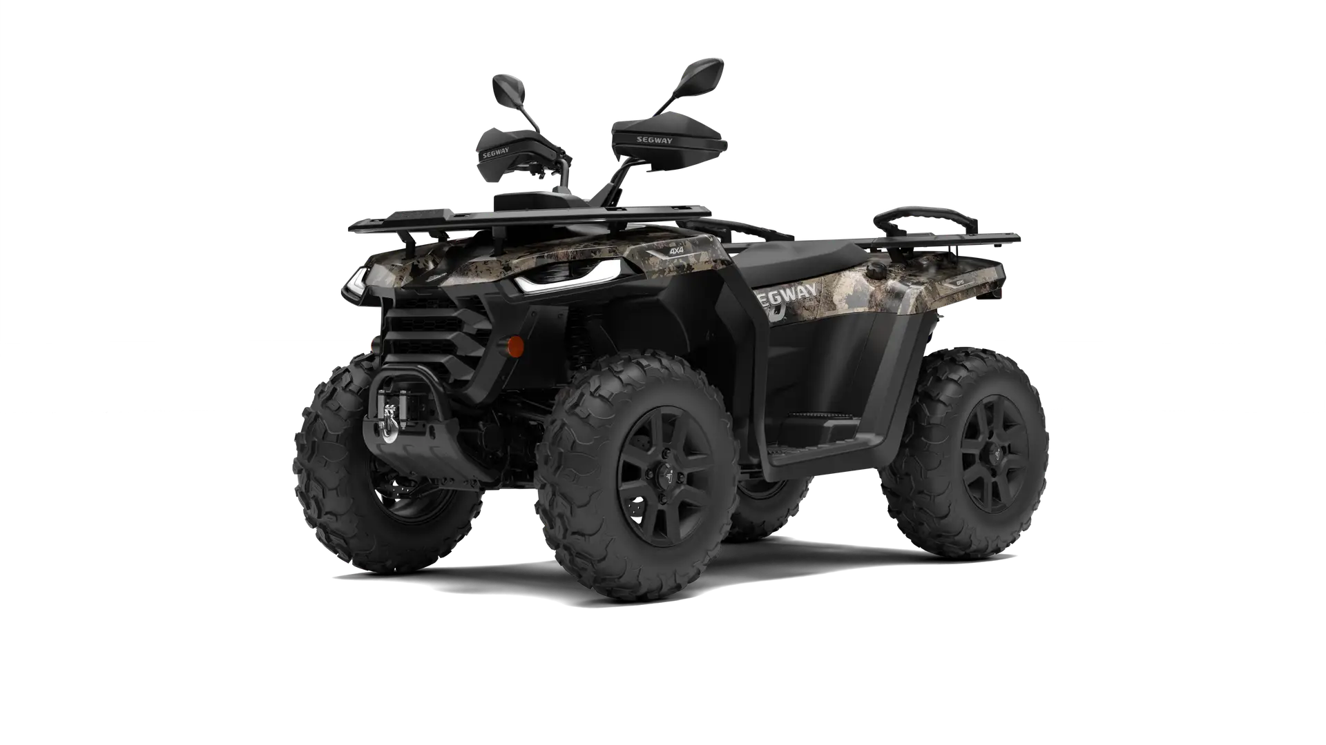 Segway Snarler AT5L DLX 500cc ATV Graphit Neongrün dreiviertel links — ATV Nation Brunner Jürgen