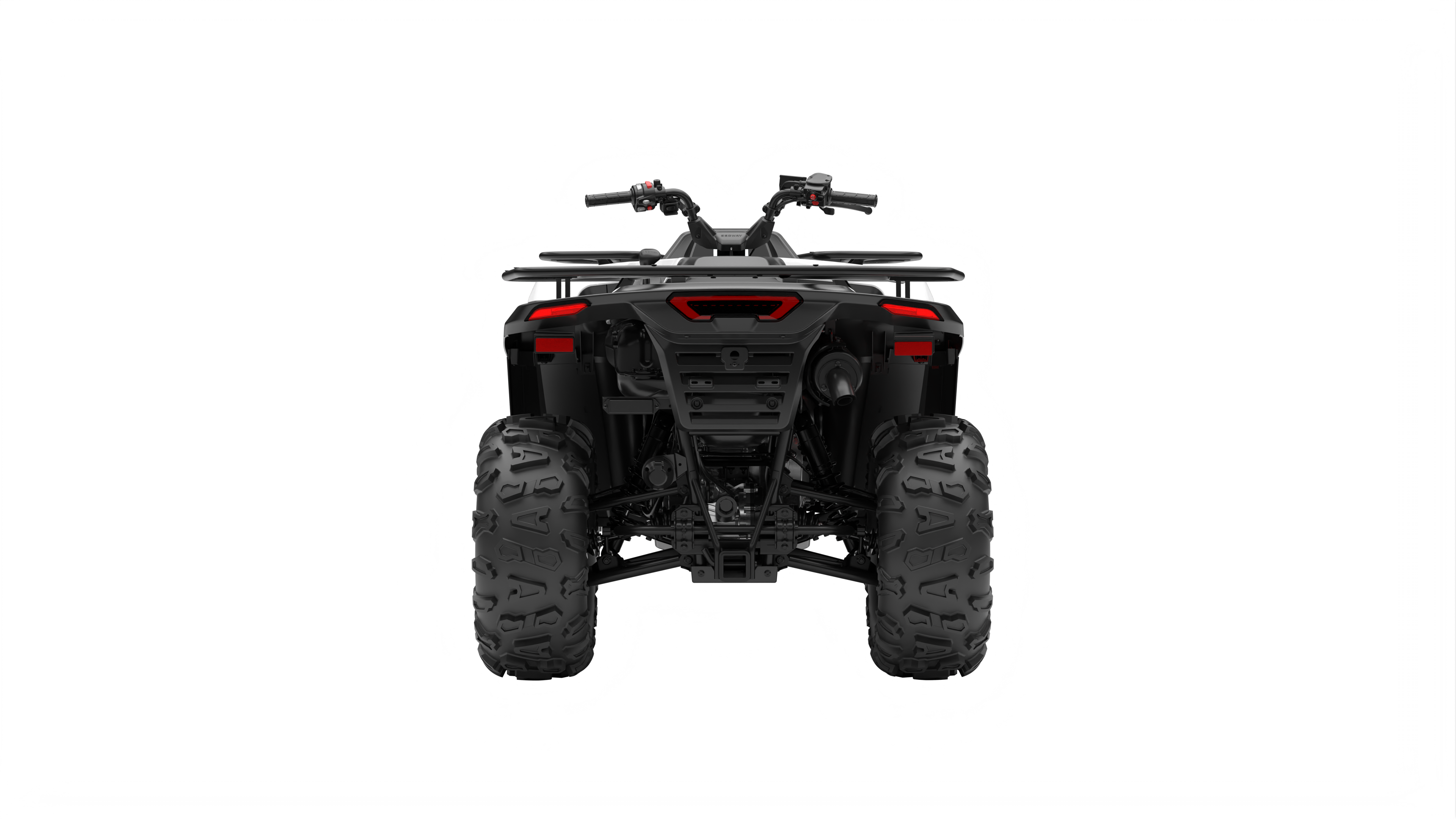 Segway Snarler AT5S One 500cc ATV Graphit Neongrün hinten — ATV Nation Brunner Jürgen