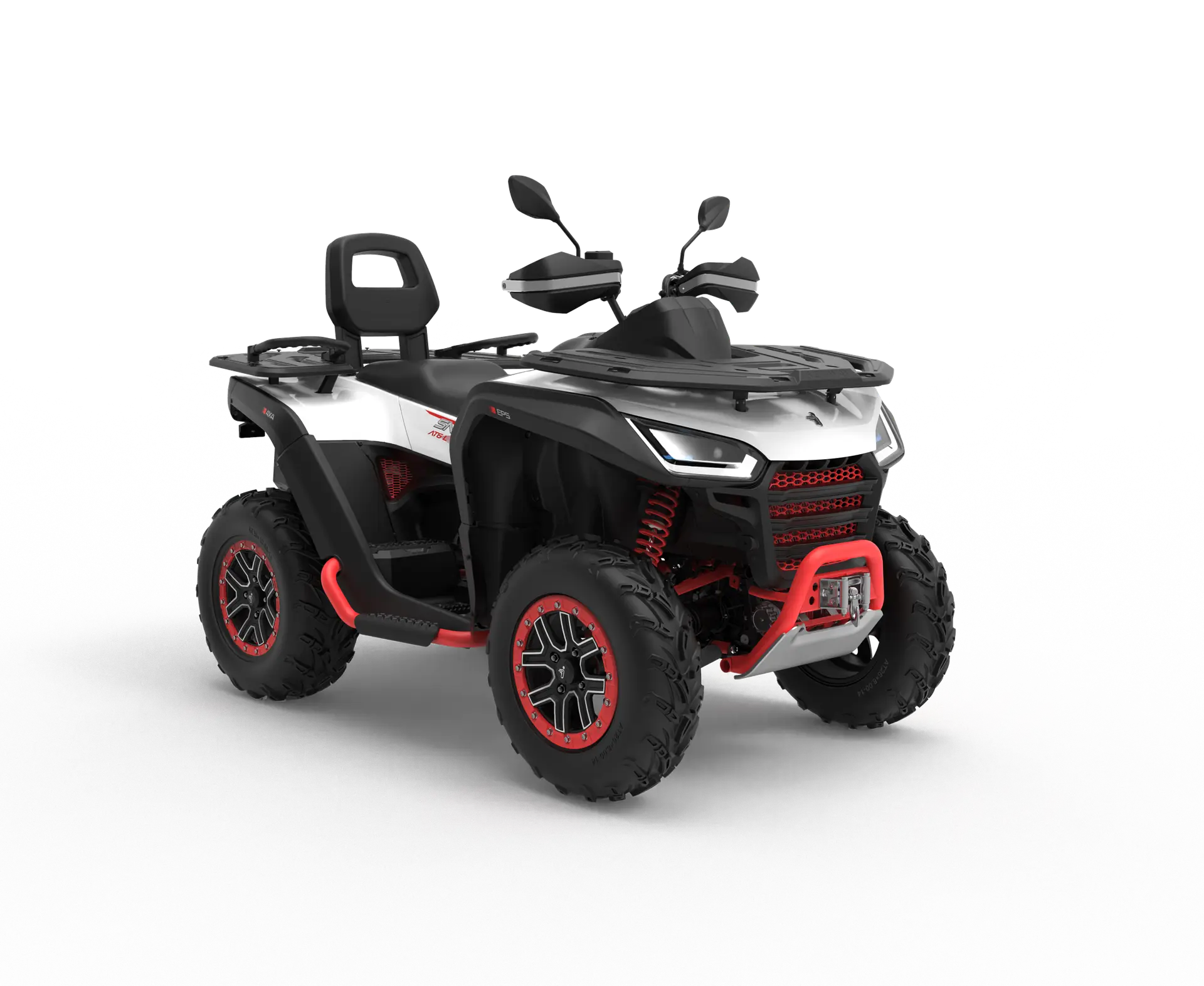 Segway Snarler AT6L DLX ABS 600cc ATV Tensive Red dreiviertel links — ATV Nation Brunner