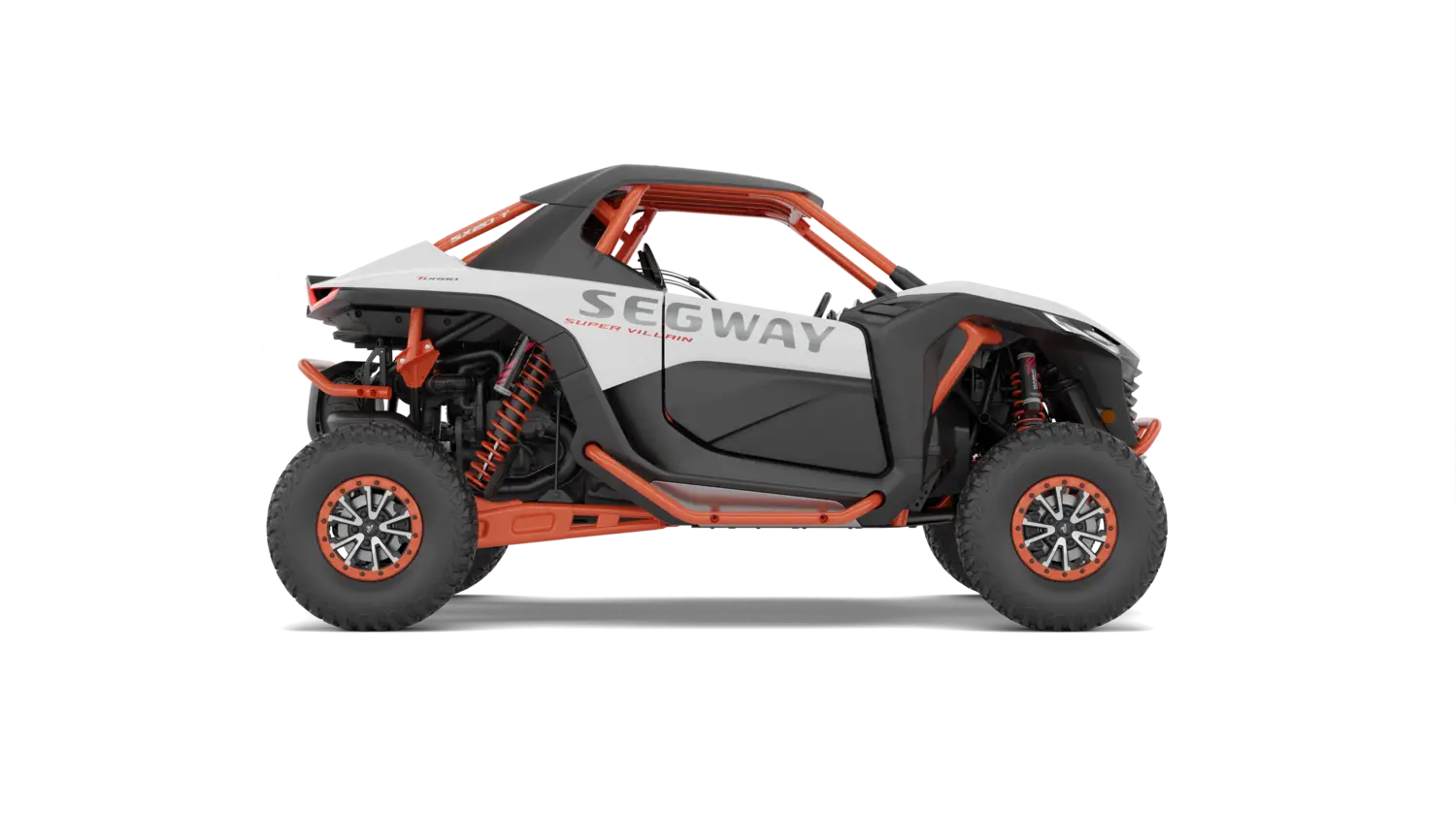 Segway Super Villain SX20T 2000cc Turbo Side-by-Side Schwarz Orange vorne — ATV Nation