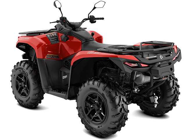 Can-Am Outlander DPS T ABS 700 – 3/4 Heckansicht | Can-Am ATV bei Brunner Augsburg