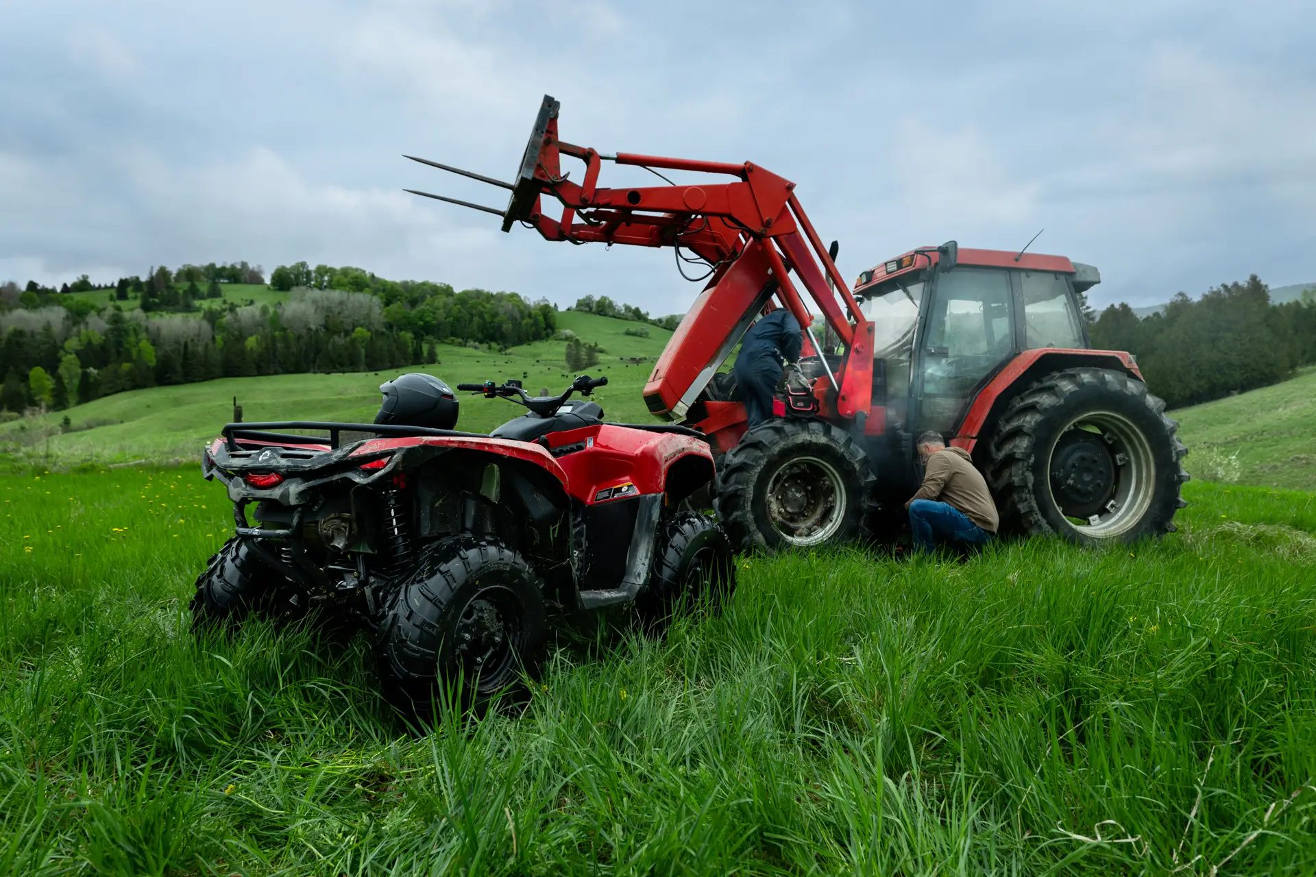 Can-Am Outlander DPS 500 T ABS im Einsatz — ATV von Can-Am bei Brunner ATV Nation Augsburg