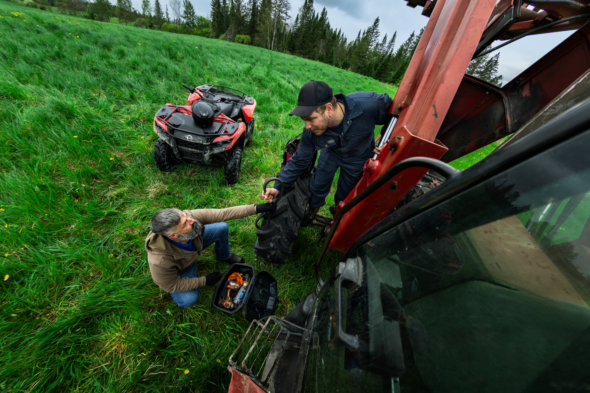 Can-Am Outlander DPS 500 T ABS im Einsatz — ATV von Can-Am bei Brunner ATV Nation Augsburg