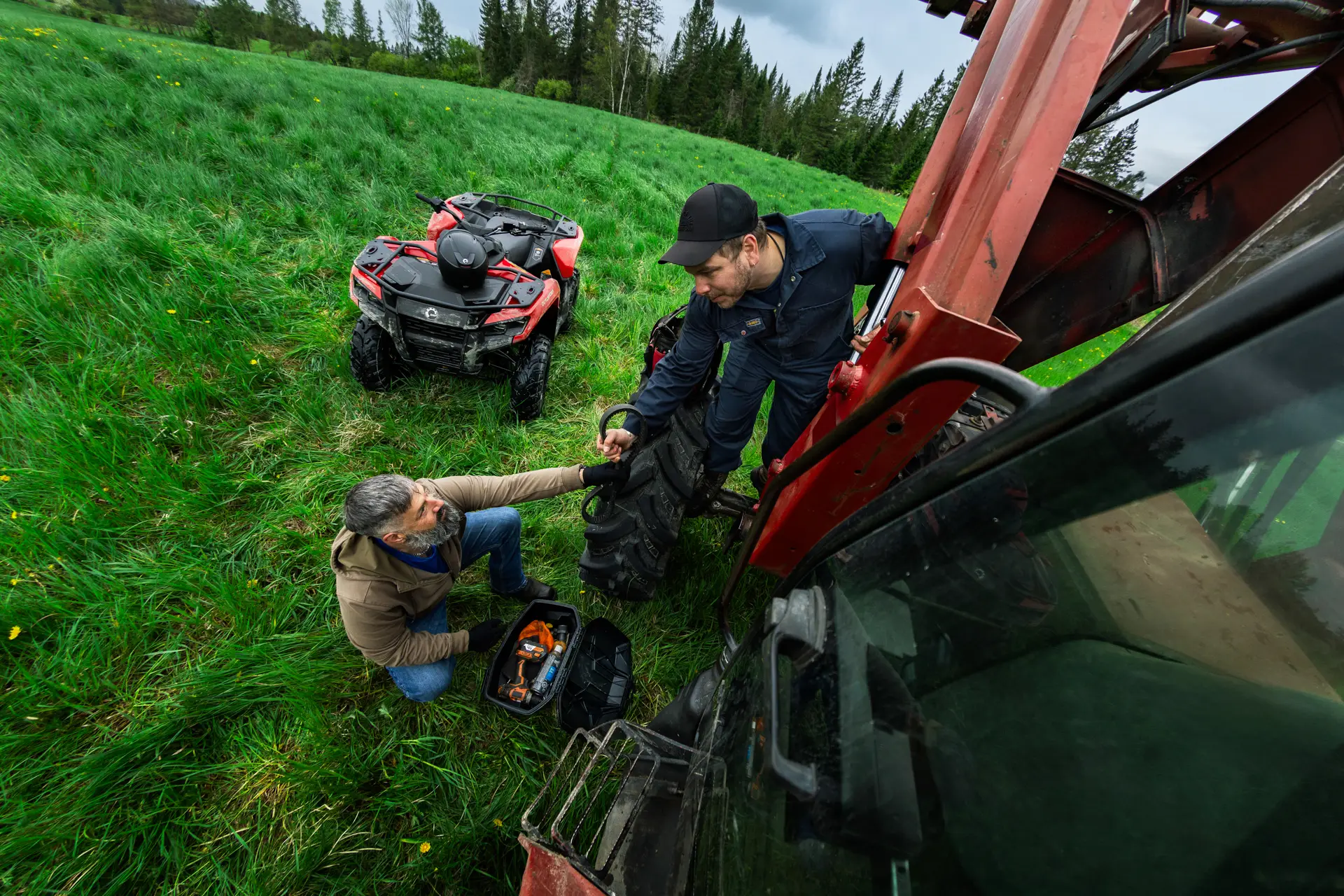 Can-Am Outlander DPS 500 T ABS im Einsatz — ATV von Can-Am bei Brunner ATV Nation Augsburg