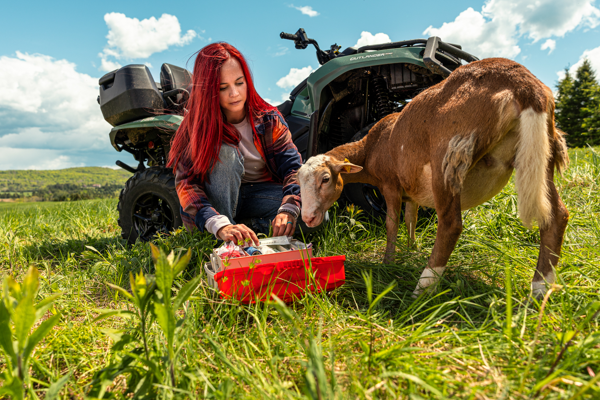 Can-Am Outlander PRO XU HD7 T im Einsatz — ATV von Can-Am bei Brunner ATV Nation Augsburg