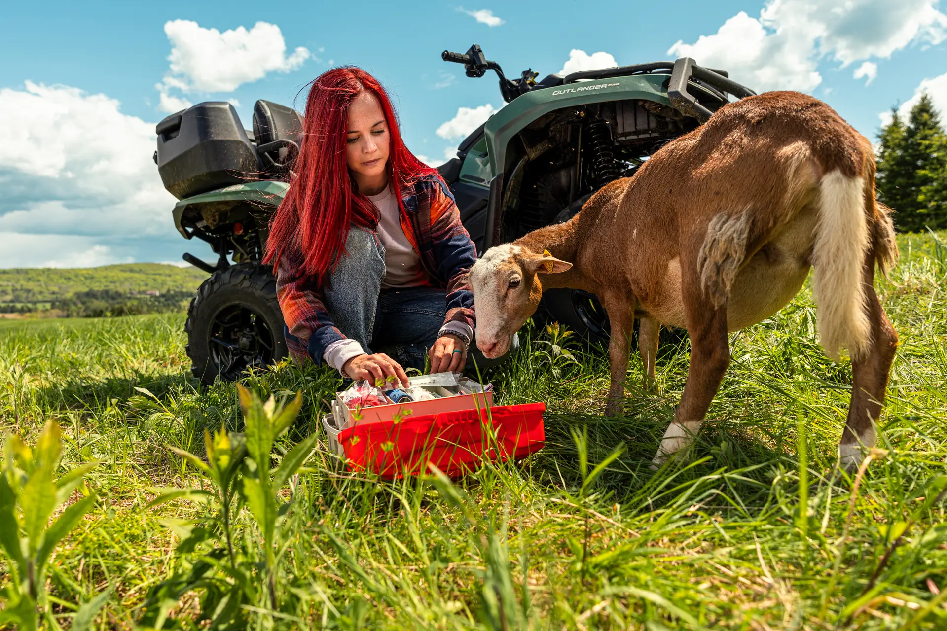 Can-Am Outlander PRO XU HD7 T im Einsatz — ATV von Can-Am bei Brunner ATV Nation Augsburg