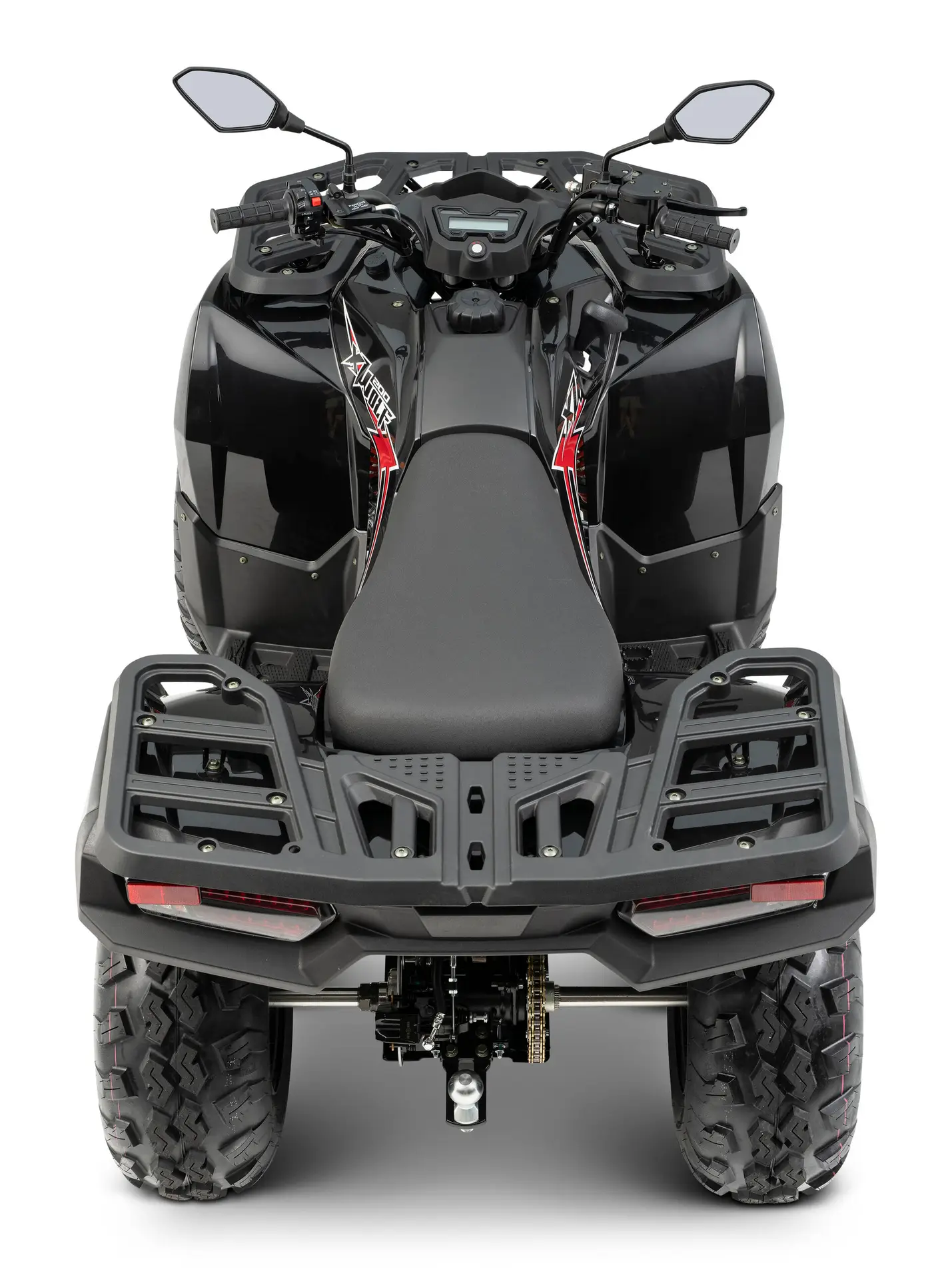 Loncin XWolf 200 (T3b) Schwarz – Ansicht hinten oben | Loncin ATV bei Brunner ATV Nation Augsburg