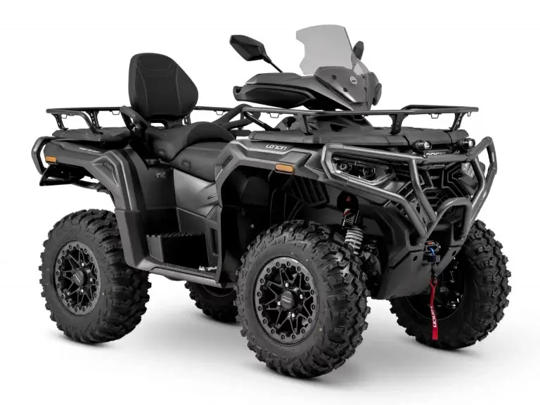 Loncin XWolf 1000L Land Trekker Schwarz matt mit schwarzem Bumper – 3/4-Ansicht vorne rechts | Loncin ATV bei Brunner ATV Nation Augsburg